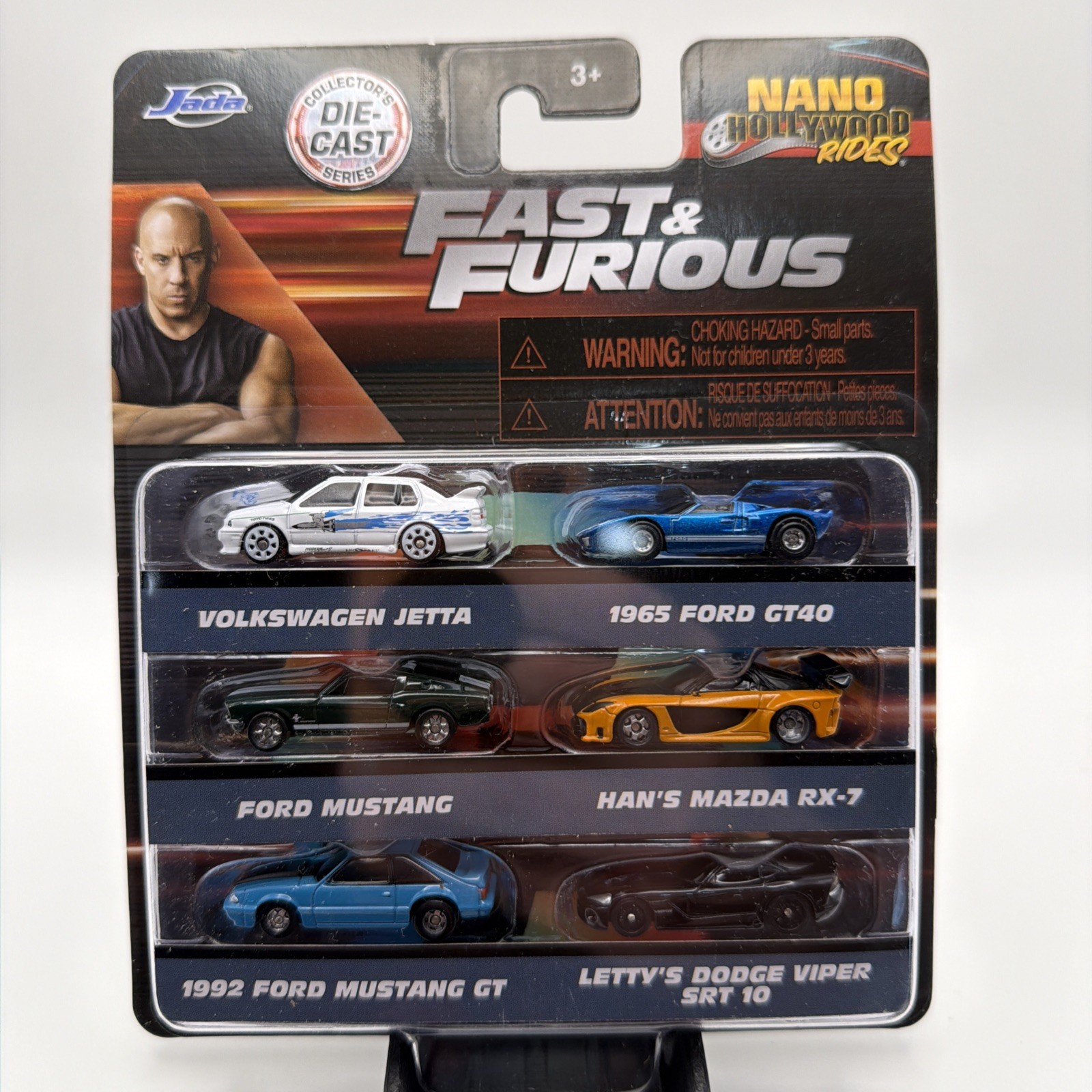 Fast & Furious Nano Hollywood Rides Die-Cast Car Set Jada Toys New Sealed #2