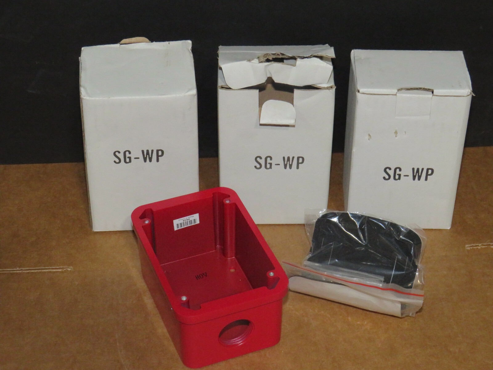 3X NEW SIGCOM SG-WP WEATHERPROOF BACK BOX LOT OF 3