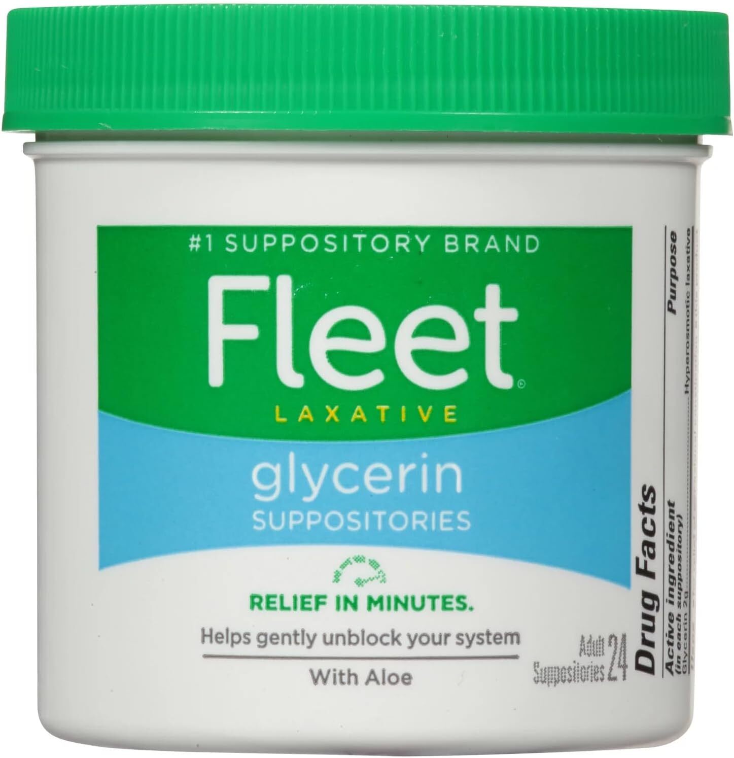 FLEET Glycerin Suppositories Adult 24 Ct  __ SALE!  EXP 08/2026
