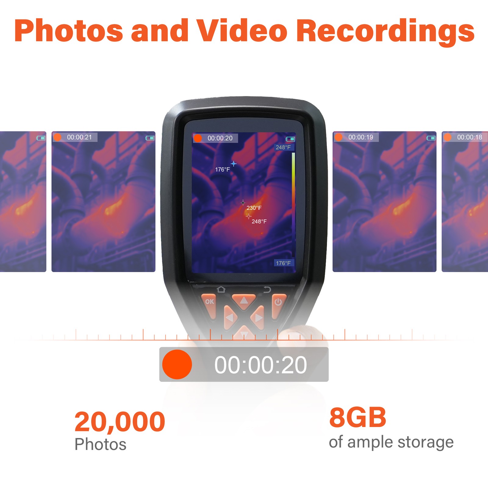 ANXTECH Infrared Thermal Imaging Camera Thermal Temperature Imager