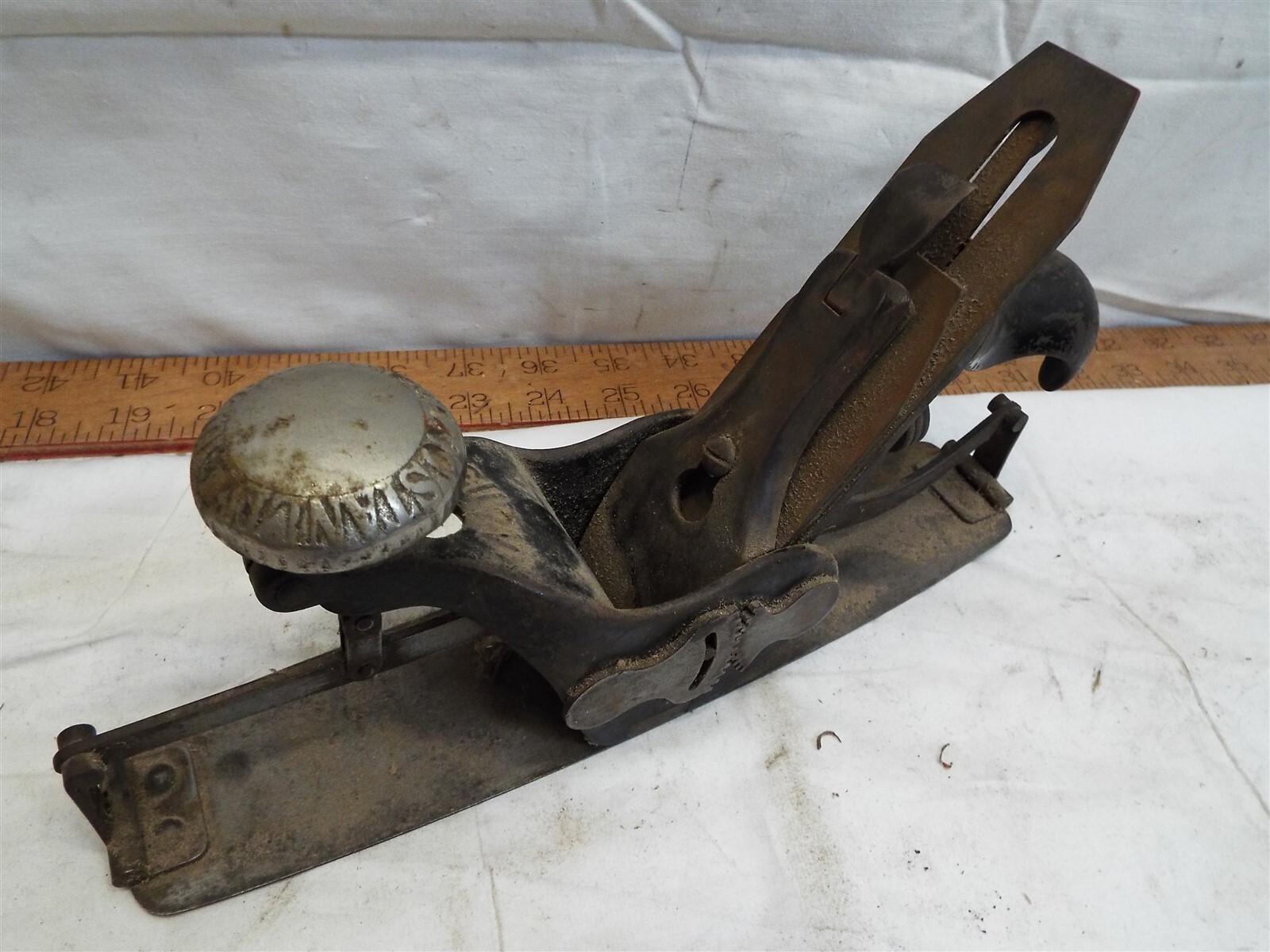 Antique Stanley Rule & Lever Model 113 Circular Compass Plane Cooper's Wood Tool