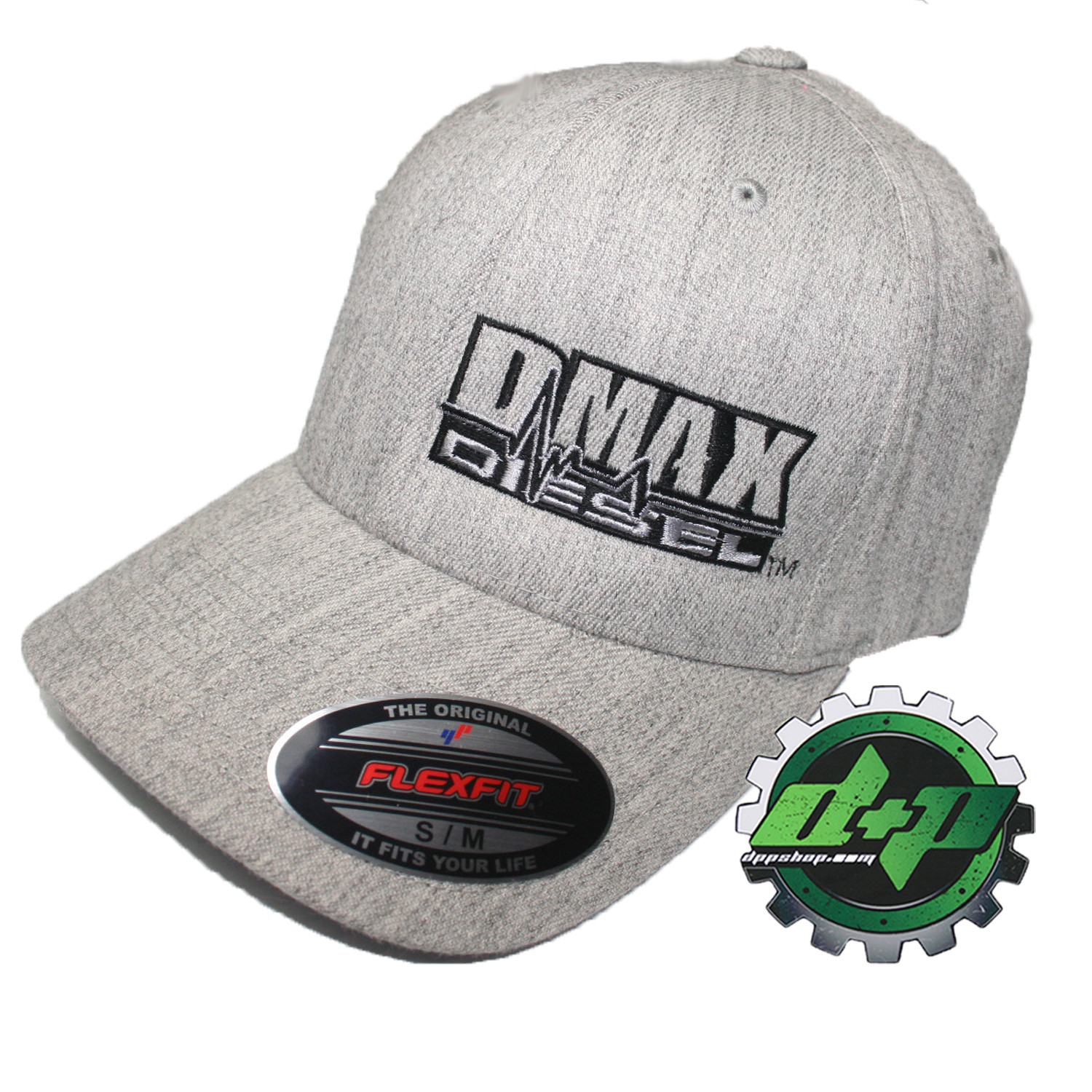 Dmax truck diesel Duramax flexfit hat ball cap fitted flex fit s/m heather