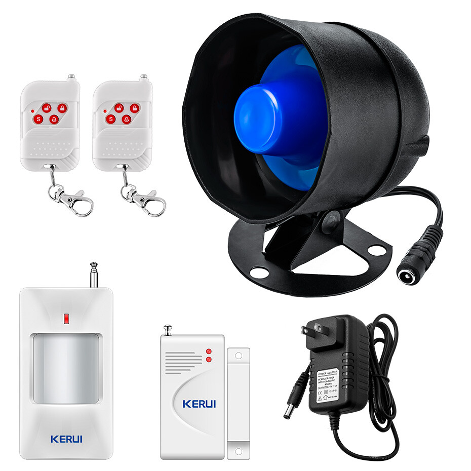 Loud 110dB Siren DIY Wireless Alarm System House Window Door Protection Set