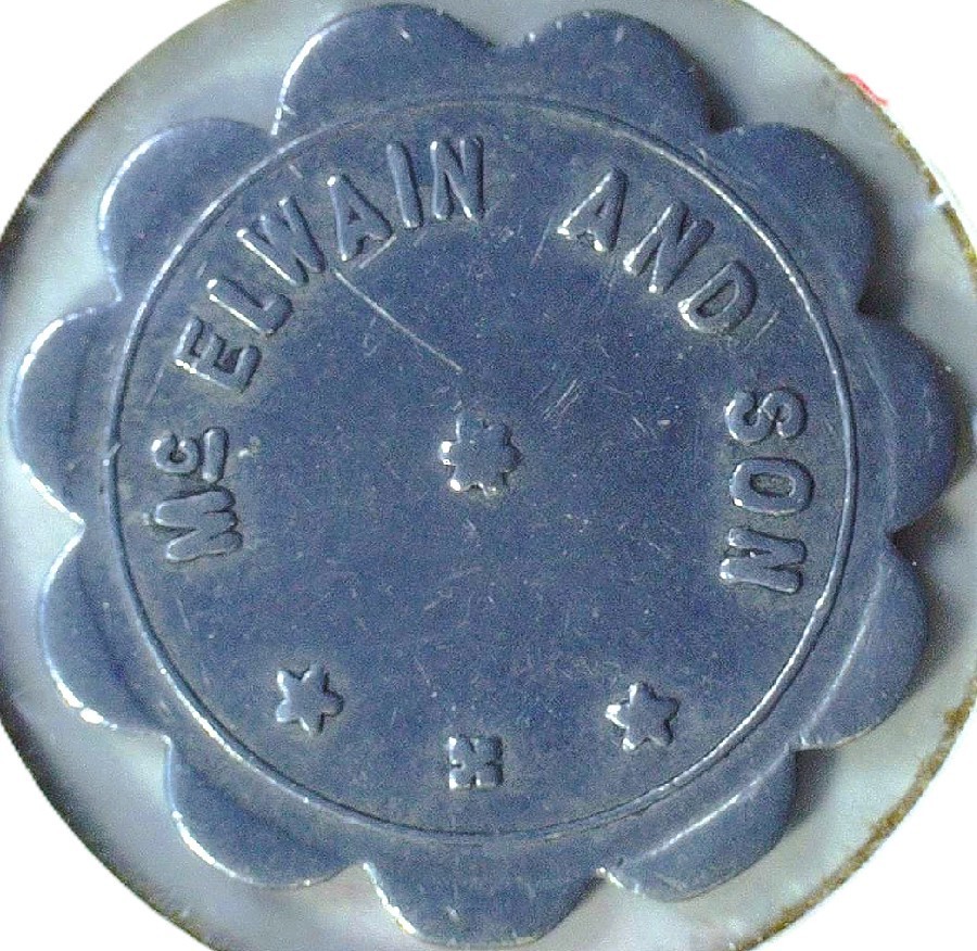 Mc ELWAIN & SON - GOOD FOR 50 ¢ IN TRADE - BLENCOE, IA - TC# 244586 $ - EC 8388
