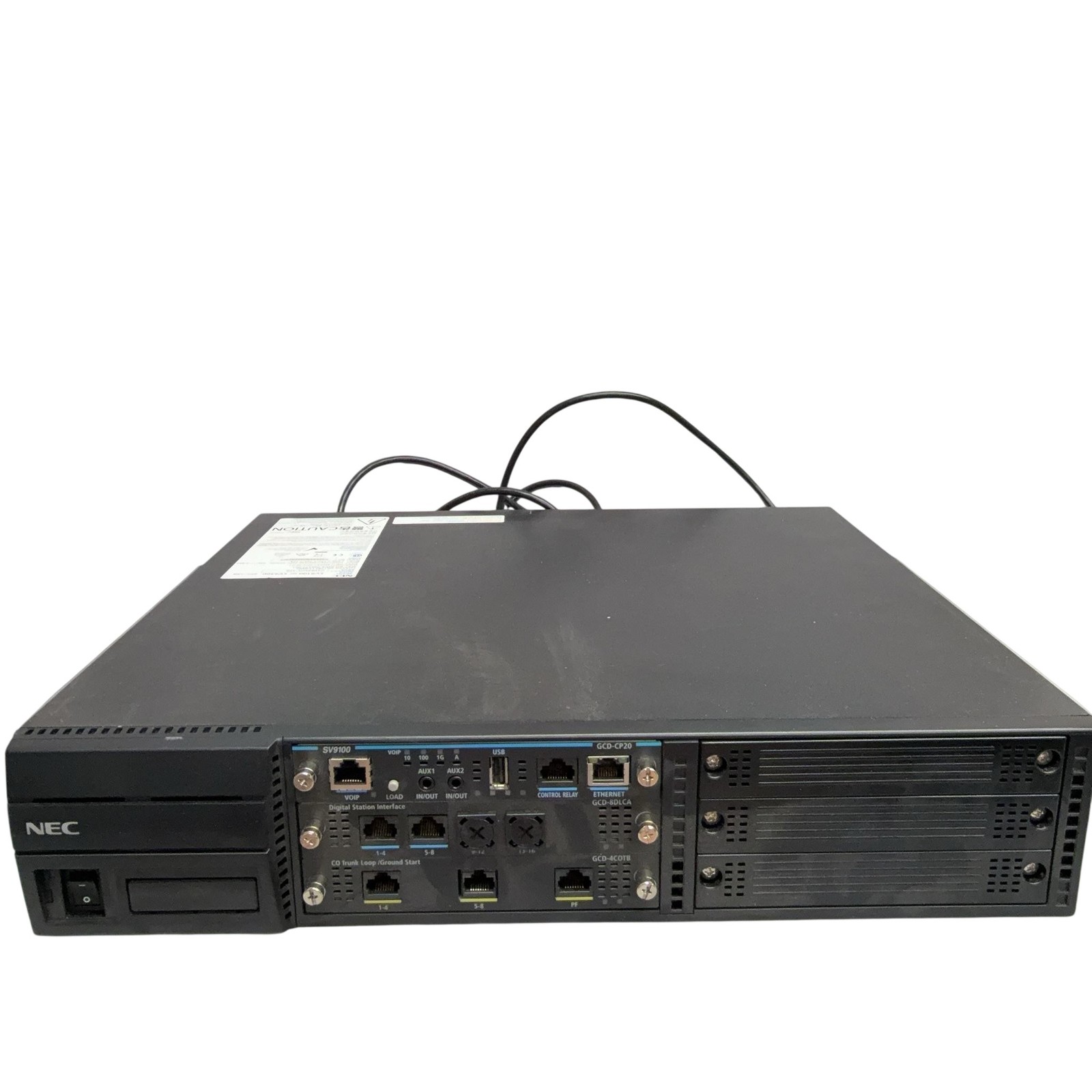 NEC SV9100 SV9300 CHS2UG-US Hybrid VoIP Phone System GCD-CP20 Rackmount Black