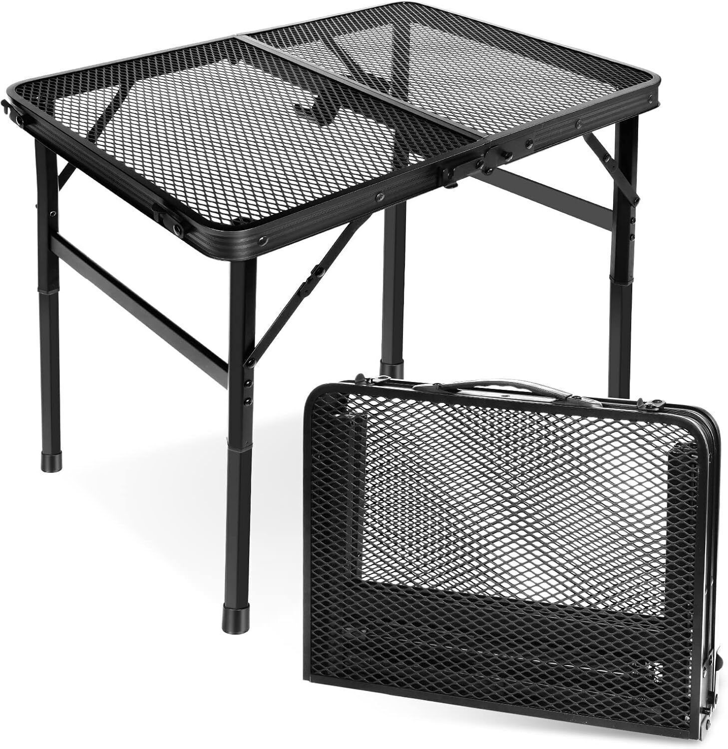 Compact Folding Table Portable Picnic Table for Grill Camping Easy for Storage