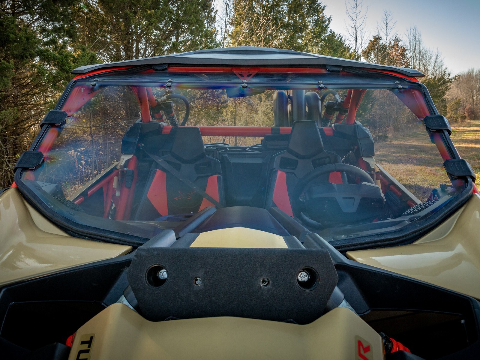SuperATV Full Windshield for Can-Am Maverick X3 without Intrusion Bars - Light