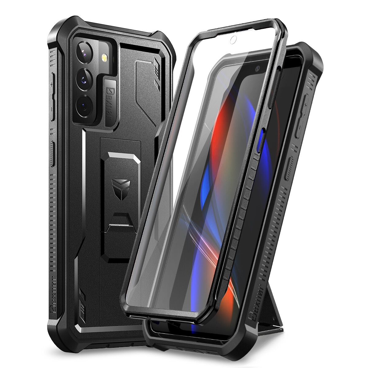 Dexnor Full Body Case for Samsung Galaxy S21 Plus 5G Screen Protector & Stand