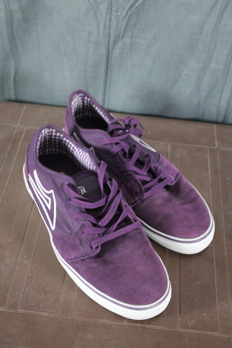 Skateboard Shoees - Lakai Purple Manchester Selects - US Men's Size 13