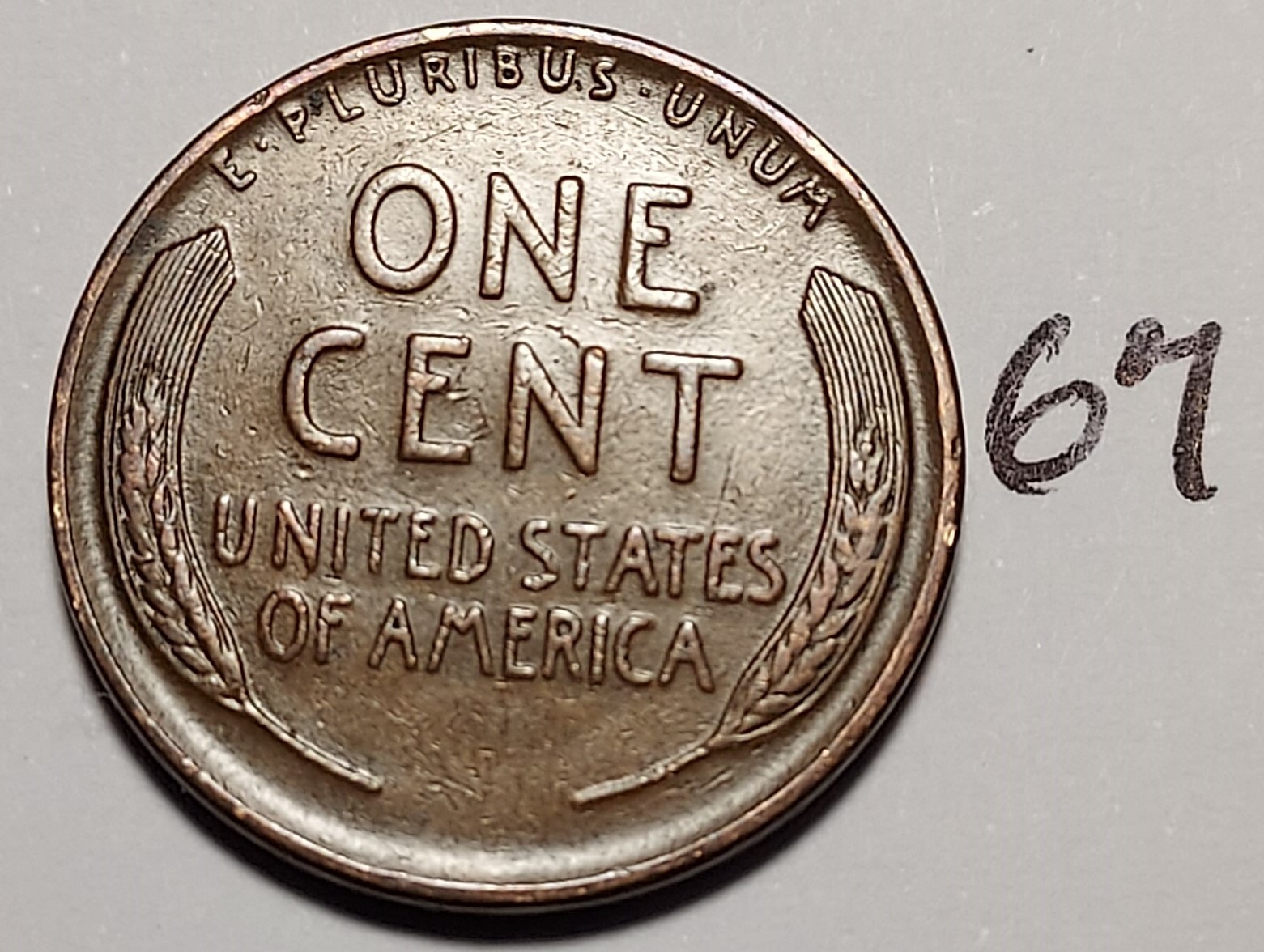 1930-D Lincoln Wheat Cent EXTREMELY FINE #67