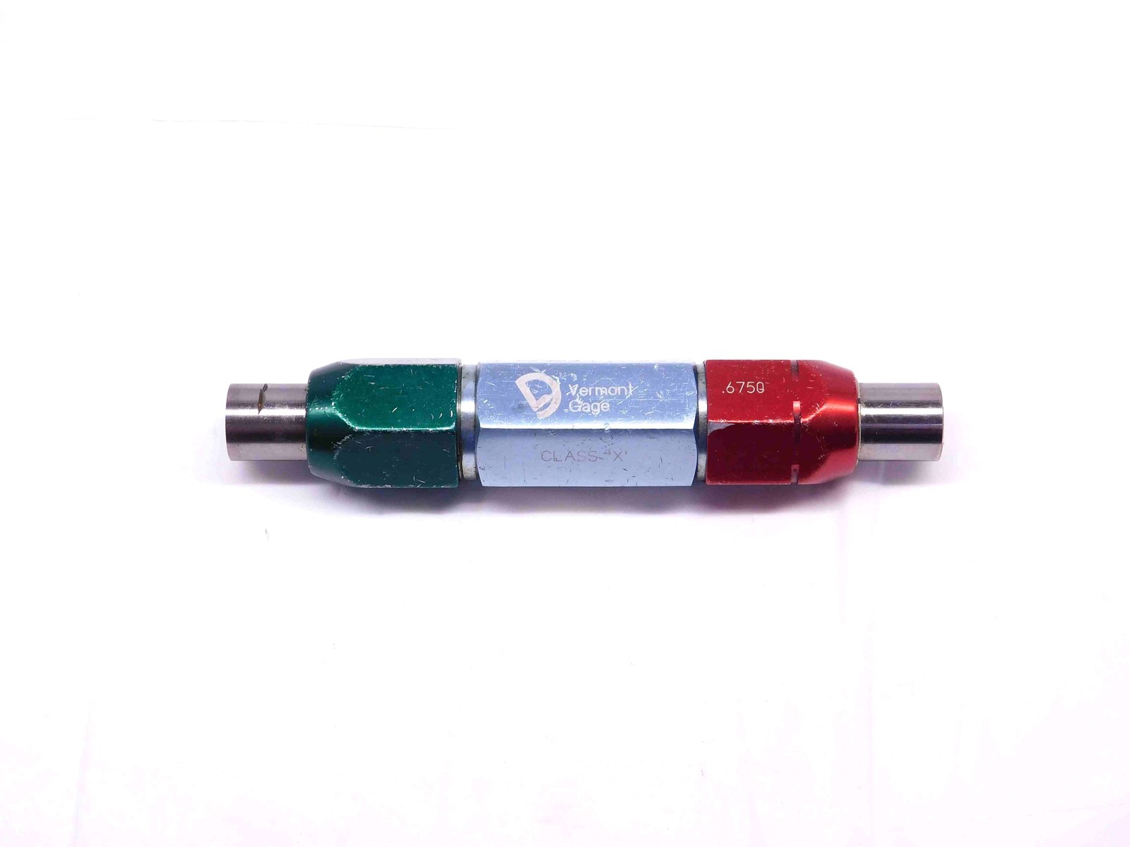 .6690 & .6750 CL X PIN PLUG GAGE GO NO GO .6719 -.0029 43/64 17 mm .669 .675