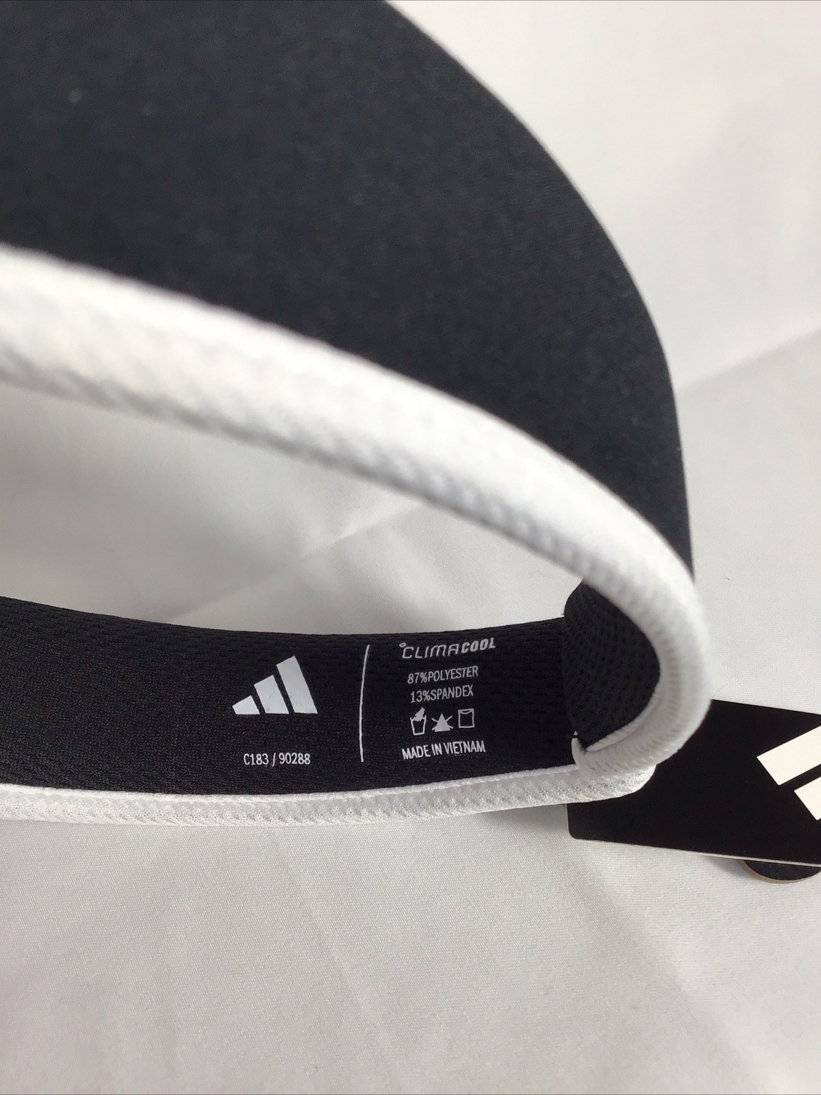 Adidas Women’s Match 2 Visor Black Climacool Clip On Sun Hat Golf Sports