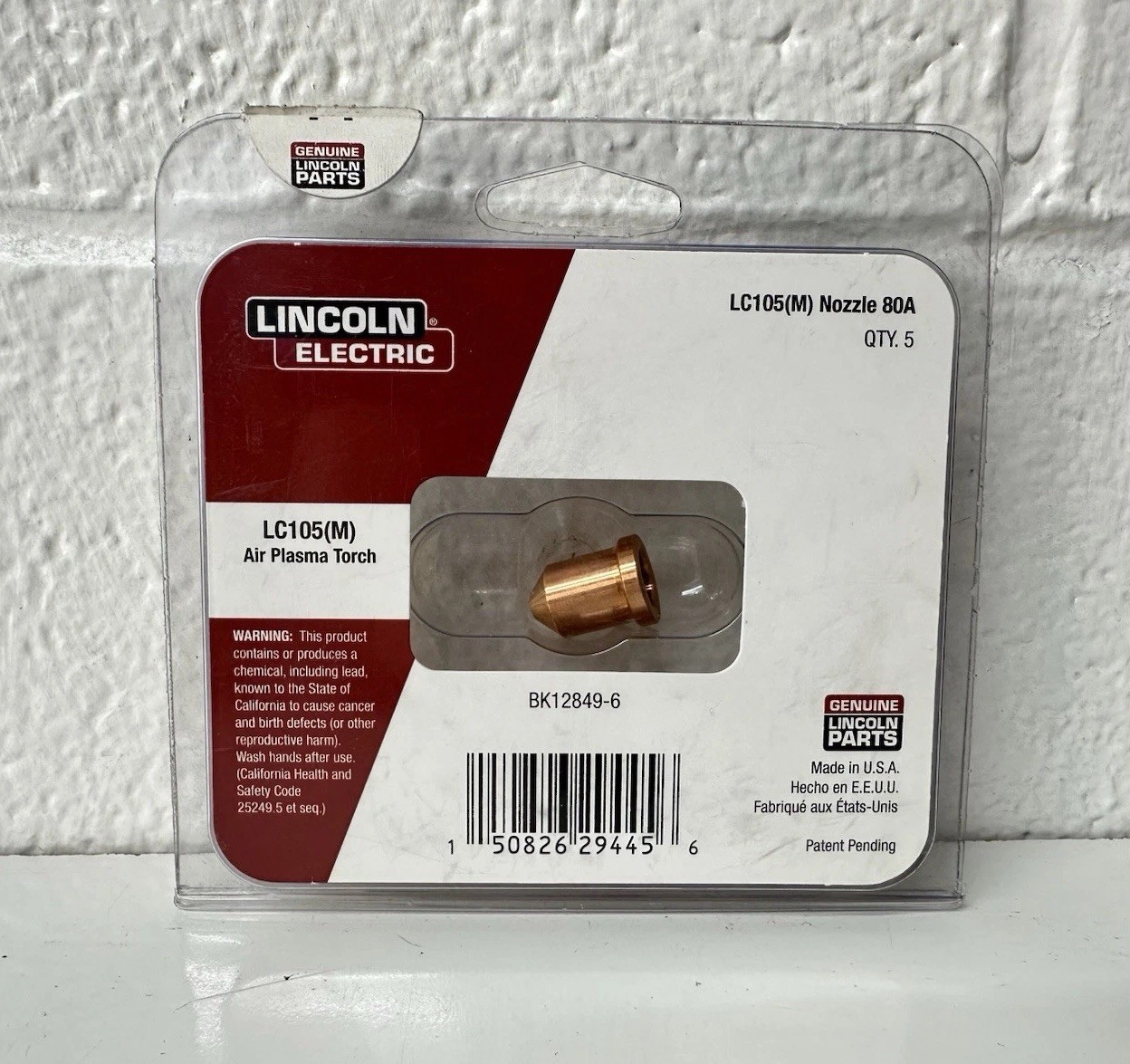 Lincoln Electric KP2844-4 Tomahawk 1000 Standard 60A Nozzle 5 pack