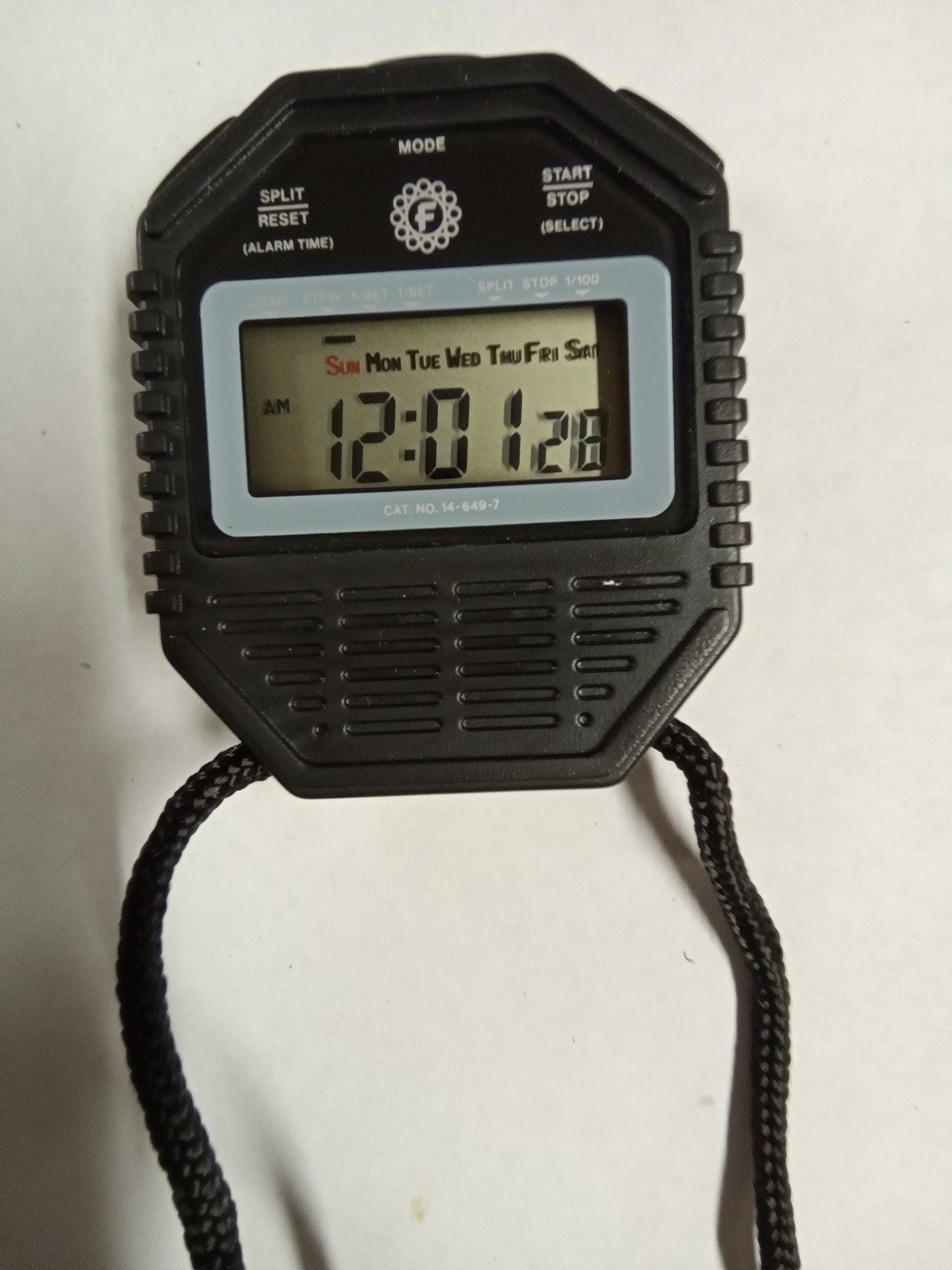 Fisher Scientific 14-649-7 Stop Watch Alarm Clock