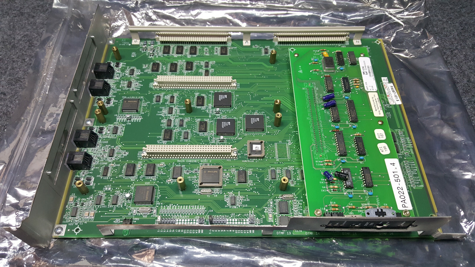 Comdial Auxiliary Interface FXIN-MAUXII Telephone Circuit Board W/ DXOPT-SYN