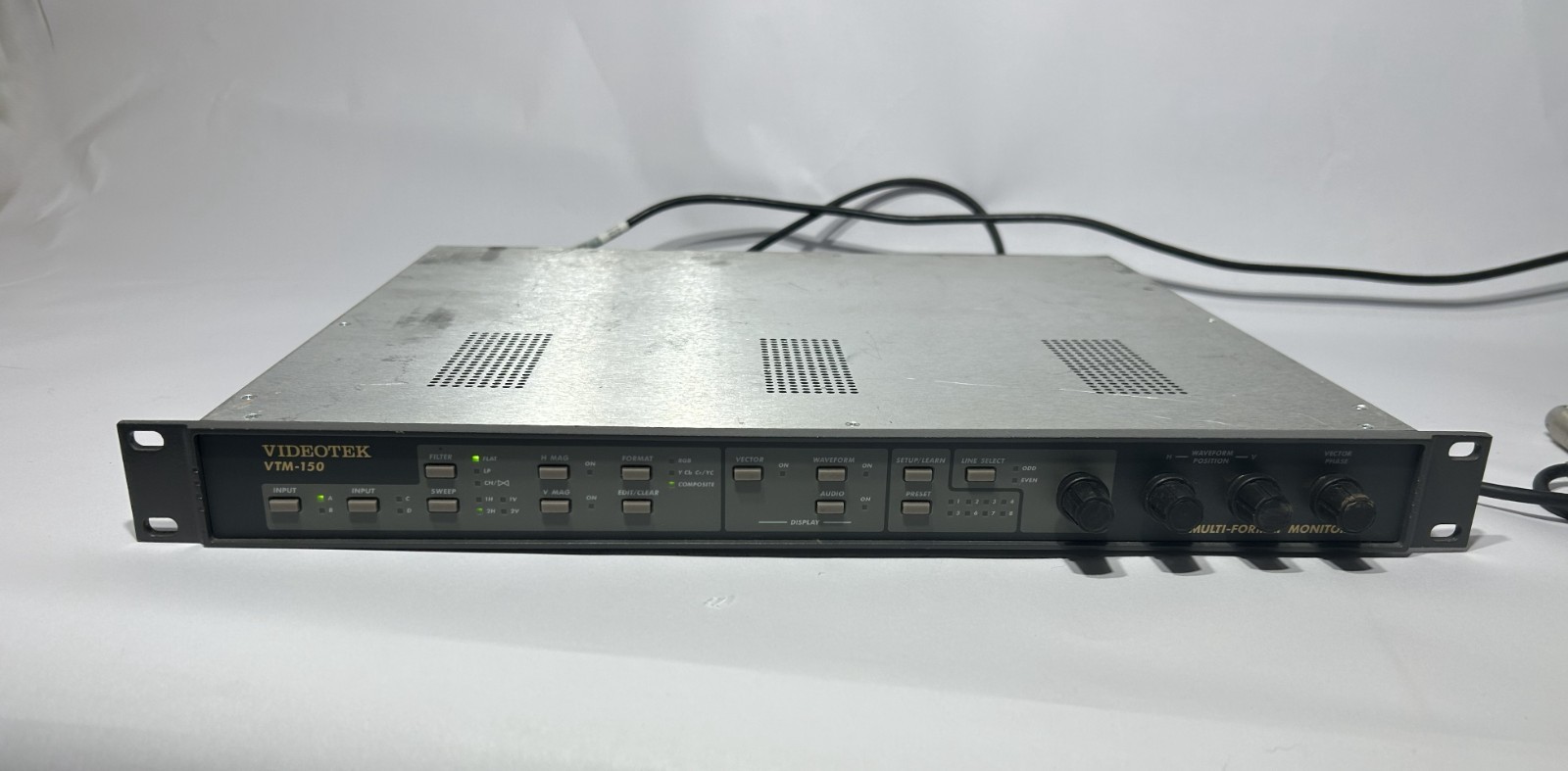Videotek VTM-150 SDI Rasterizing Multi Format Waveform Vector Monitor