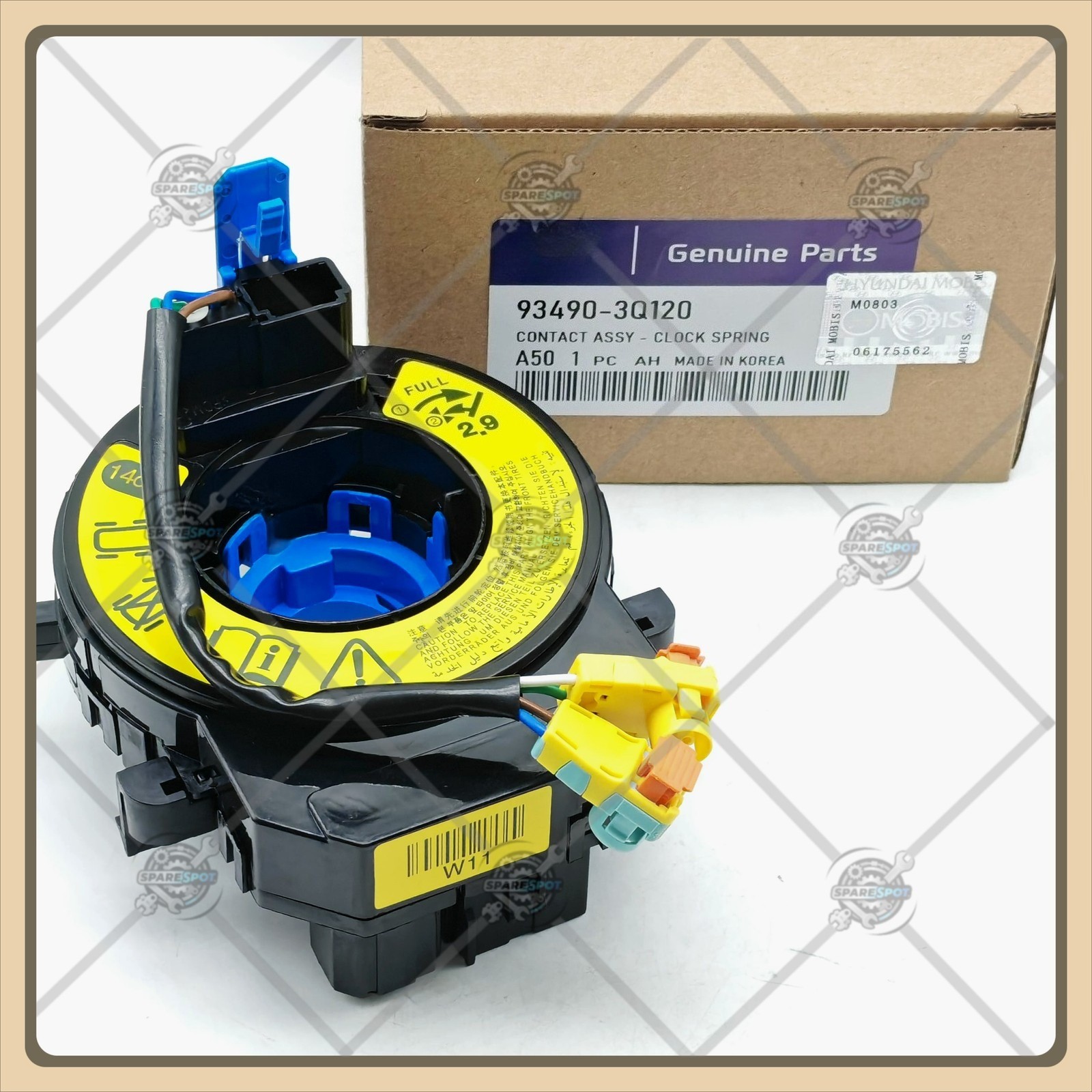High quality Clock Spring 93490-3Q120 For Hyundai 2009-2015 Sonata 11-13Elantra