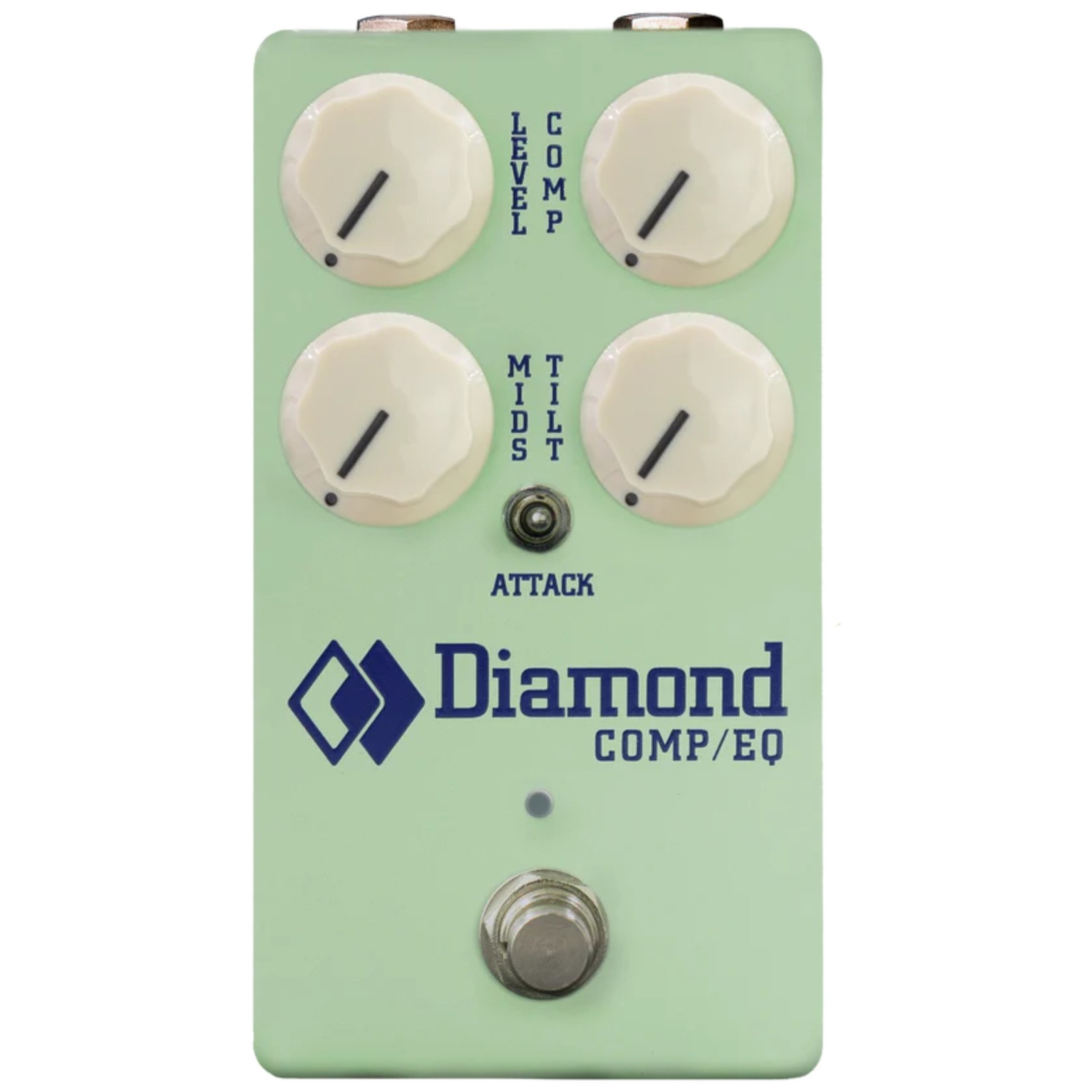 Diamond Comp/EQ Compressor Effects Pedal, Surf Green