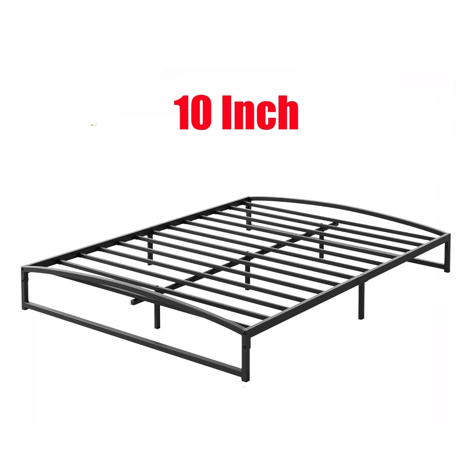 Upgraded 10-inch King Size Platform Bed Frame Heavy Duty Sturdy Metal 1000lbs
