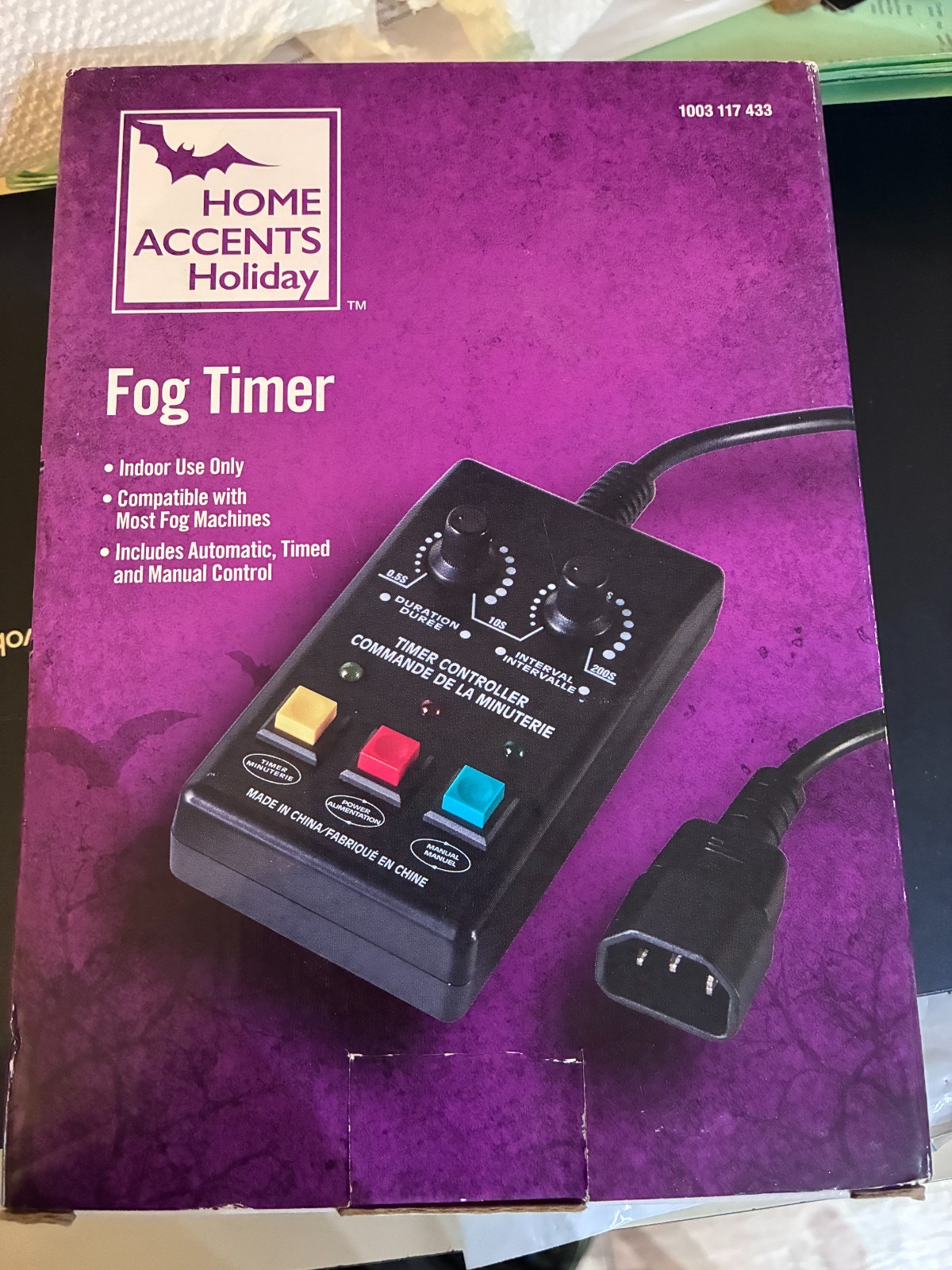 NEW HOME ACCENTS HALLOWEEN FOG TIMER PROP haunted mansion  Prop