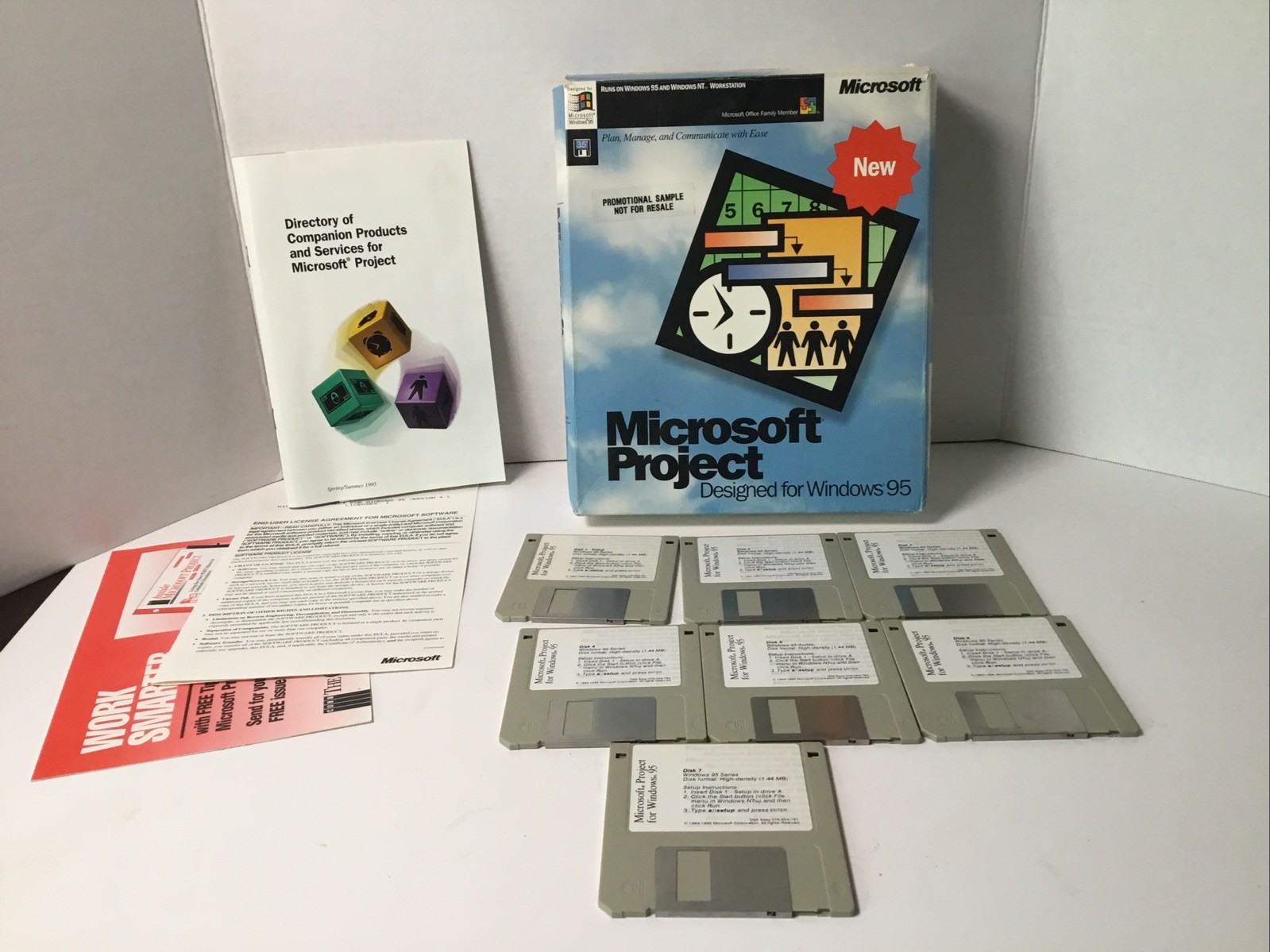 Microsoft Project Designed For Windows Promotional Sample.