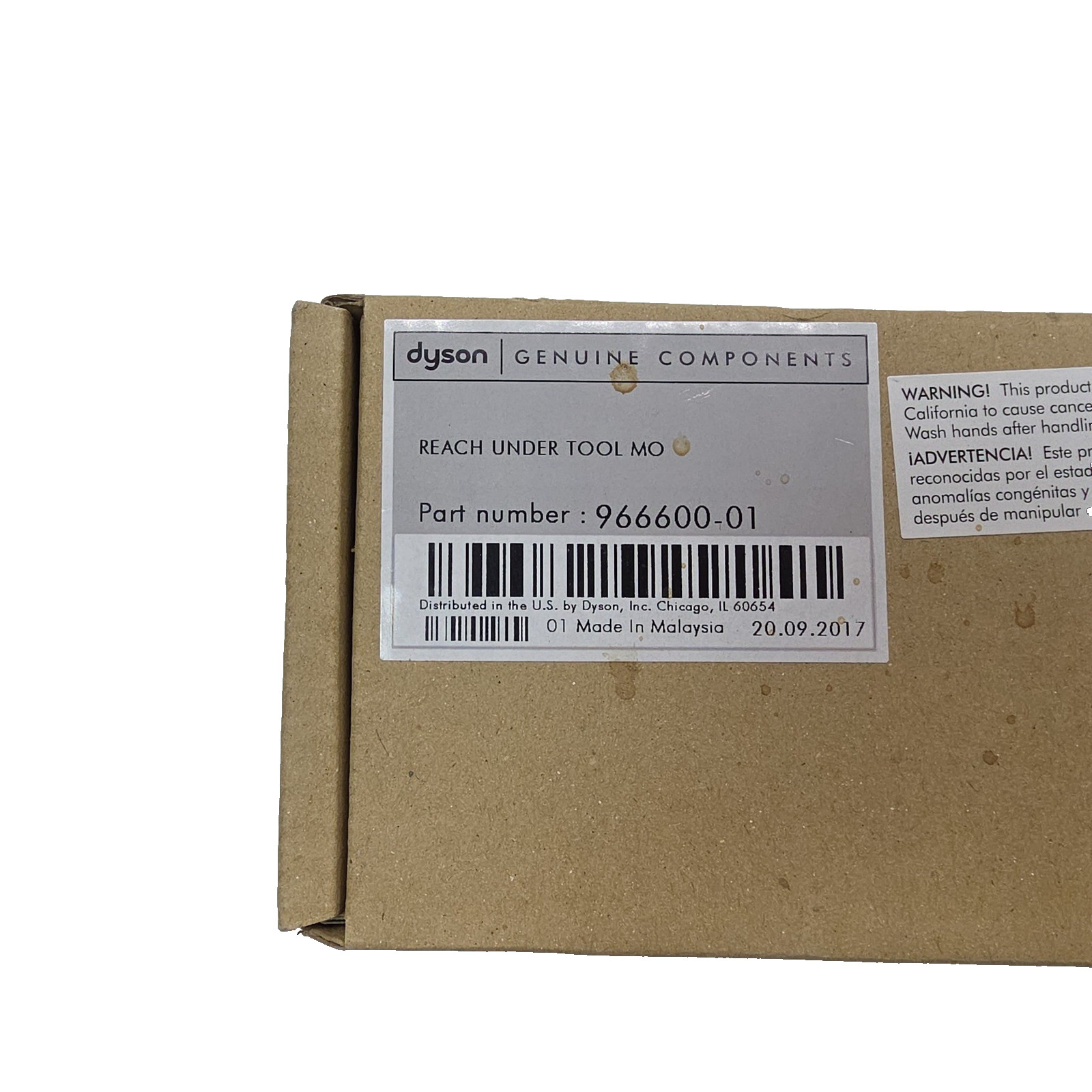 Dyson Genuine Components Reach Under Tool for Vacuum Cleaner Part 966600-01