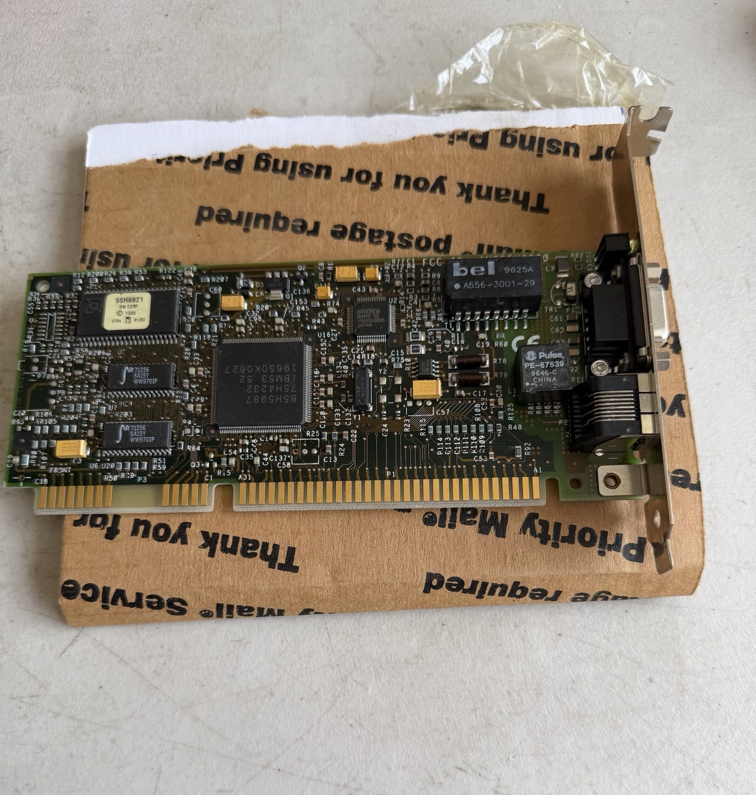 Olicom 00055797-12671-72I-0IRI REV A00 TokenRing ISA Network Board
