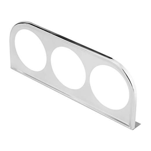 52mm 2 Inch Universal Multi Hole Gauge Pillar Mount Holder Bracket Chrome