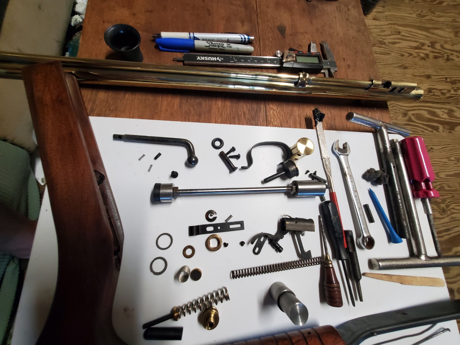 Benjamin/Sheridan rifle/pistol air chamber nut wrench.