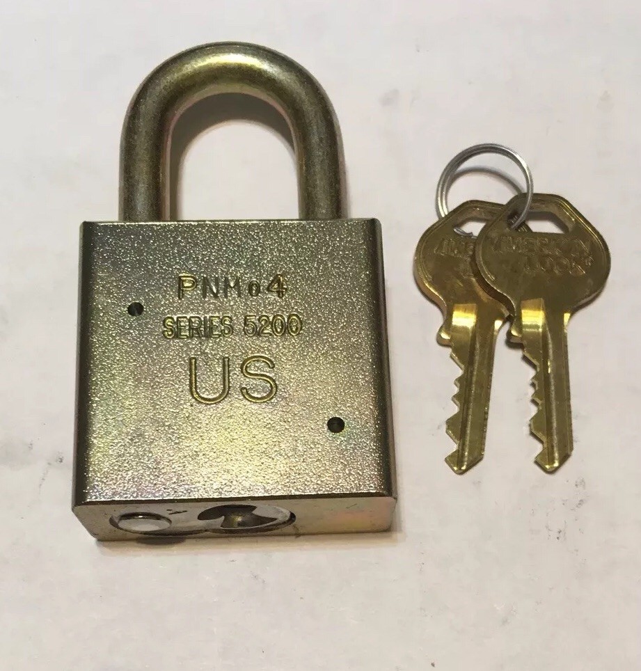 American Padlock Series 5200 Marked US