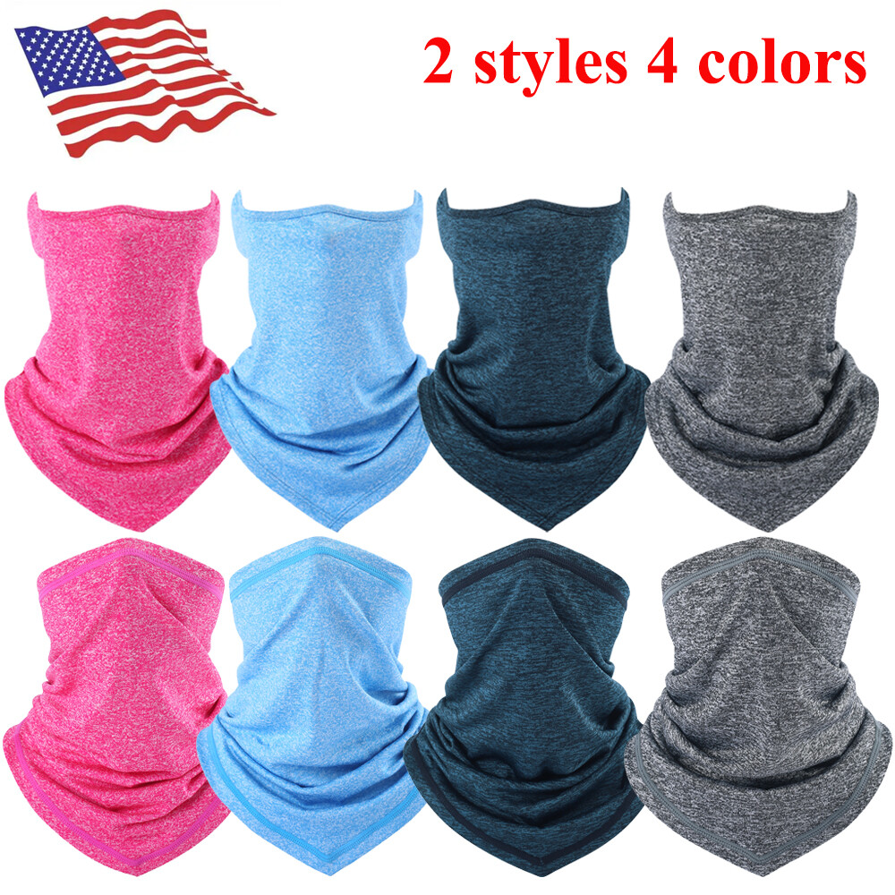 Mens Women Face Mask Neck Gaiter UV Breathable Headwear Bandana Balaclava Scarf