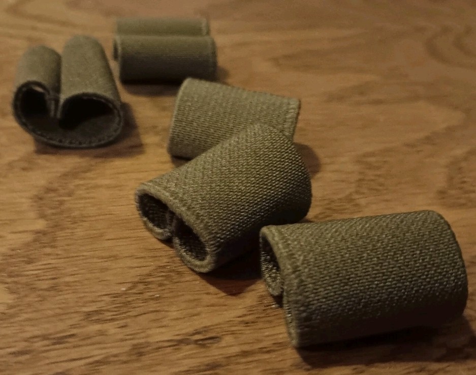 12 🇺🇸 US MADE Mil-Spec 1" MOLLE ILBE Assault Backpack Elastic Webbing Keepers