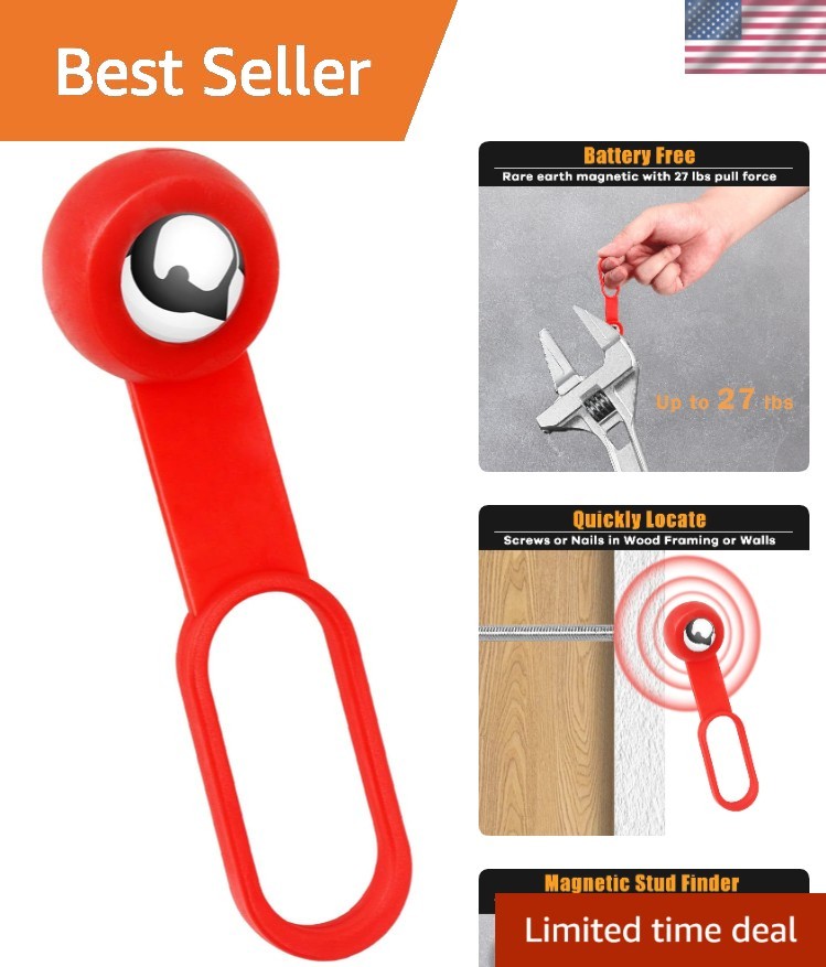 Effortless 27lb Magnetic Stud Finder - Accurate Metal Detection for DIY Projects