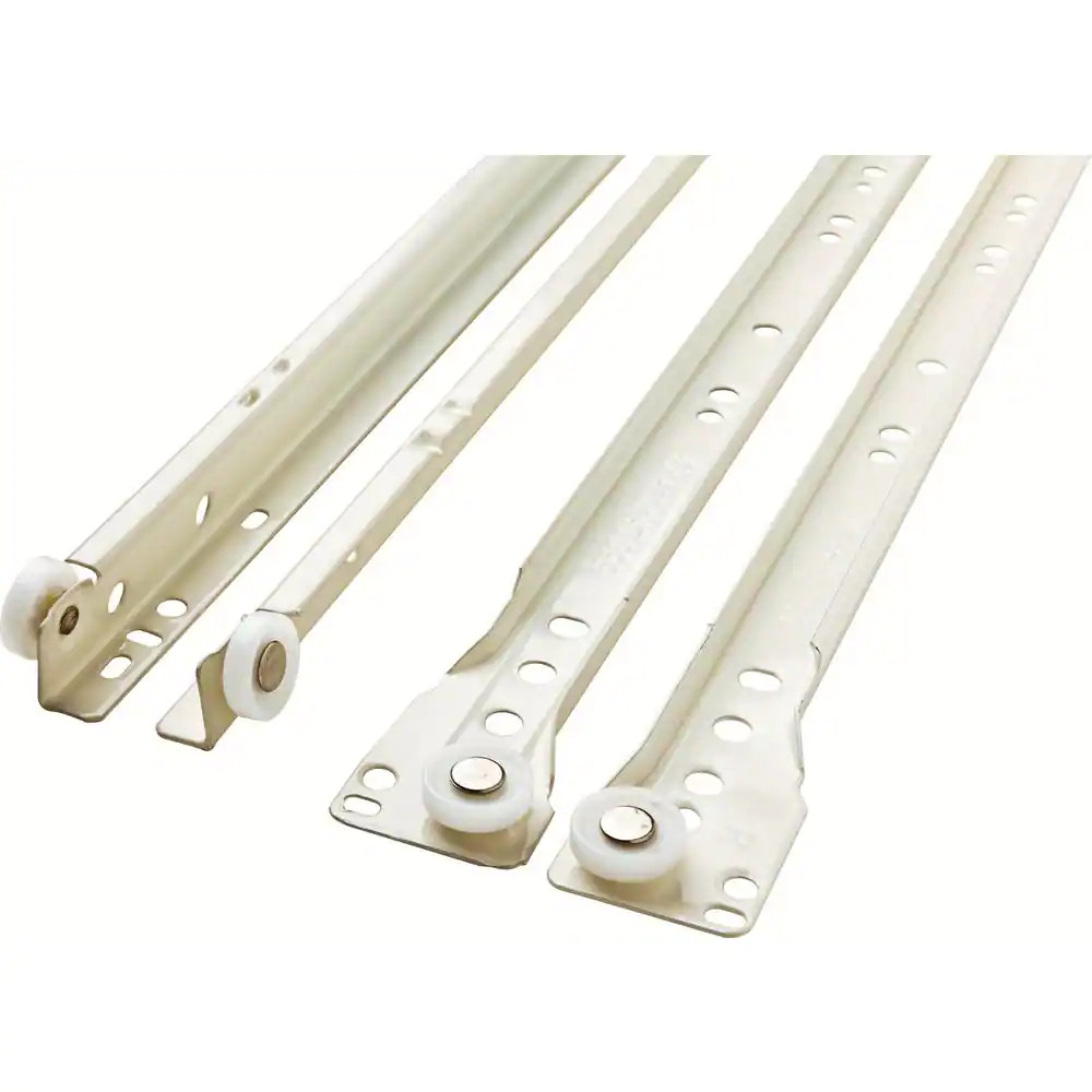 22 In. Self-Closing Bottom Mount Drawer Slide Set 1-Pair (2 Pieces)