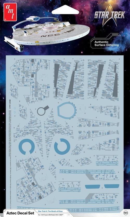 Amt/R2 Star Trek II-The Wrath of Khan Reliant Aztec Decals