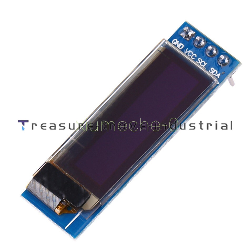 0.91'' 128x32 IIC I2C White OLED LCD Display DIY Module 3.3V 5V For PIC Arduino