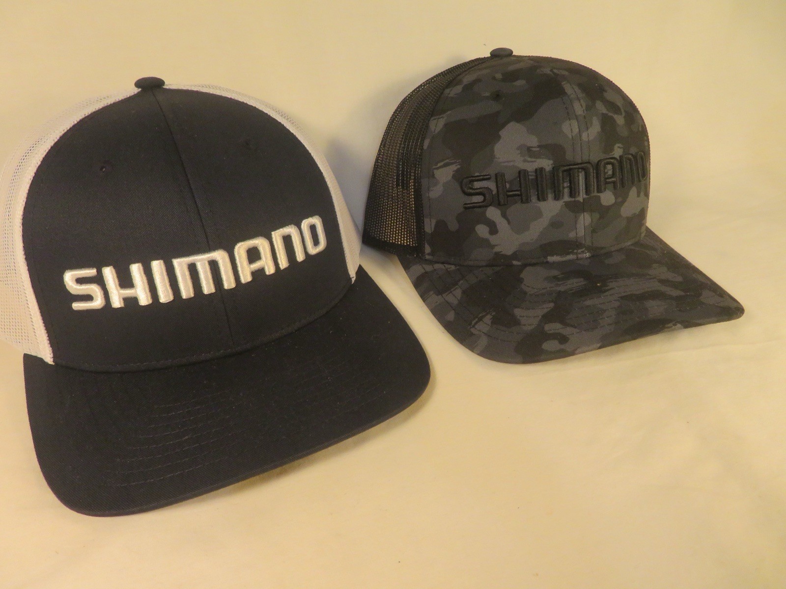 2 Shimano Caps, One Size Fits Most, Brand New! #7076