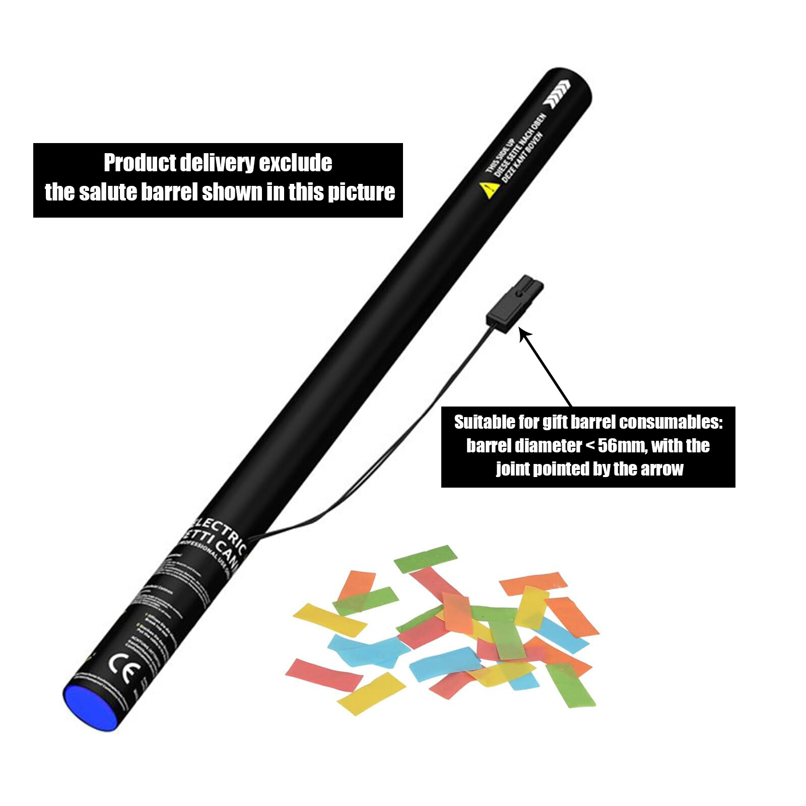 Electric Confetti Blower Confetti Cannon Machine Confetti For Stage Performances