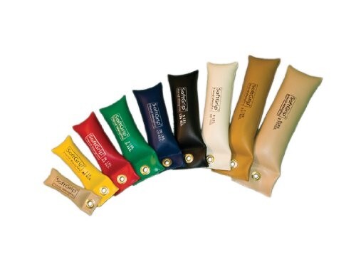 CanDo 10-0353-1 SoftGrip Hand Weight, Color-Coded to Indicate Weight, 2lbs