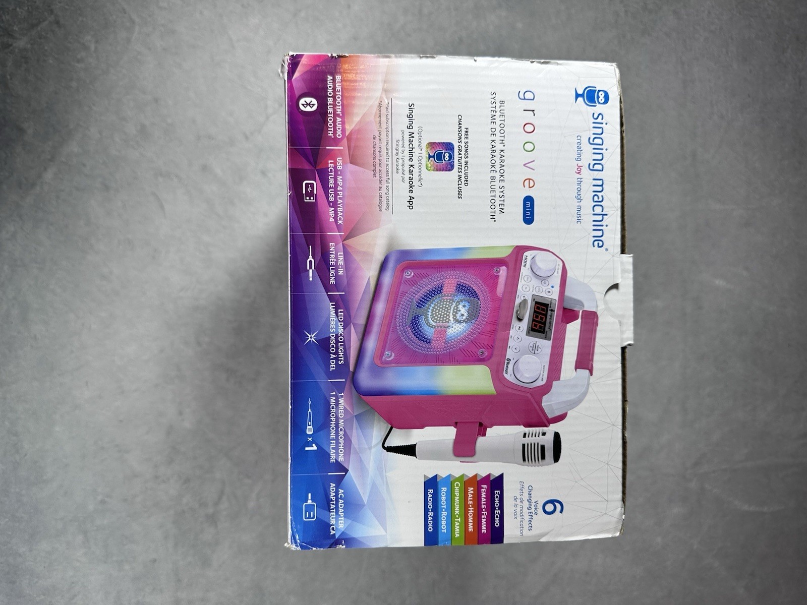 Portable Singing Machine - creating Joy through music - BLUETOOTH KARAOKE SYSTEM