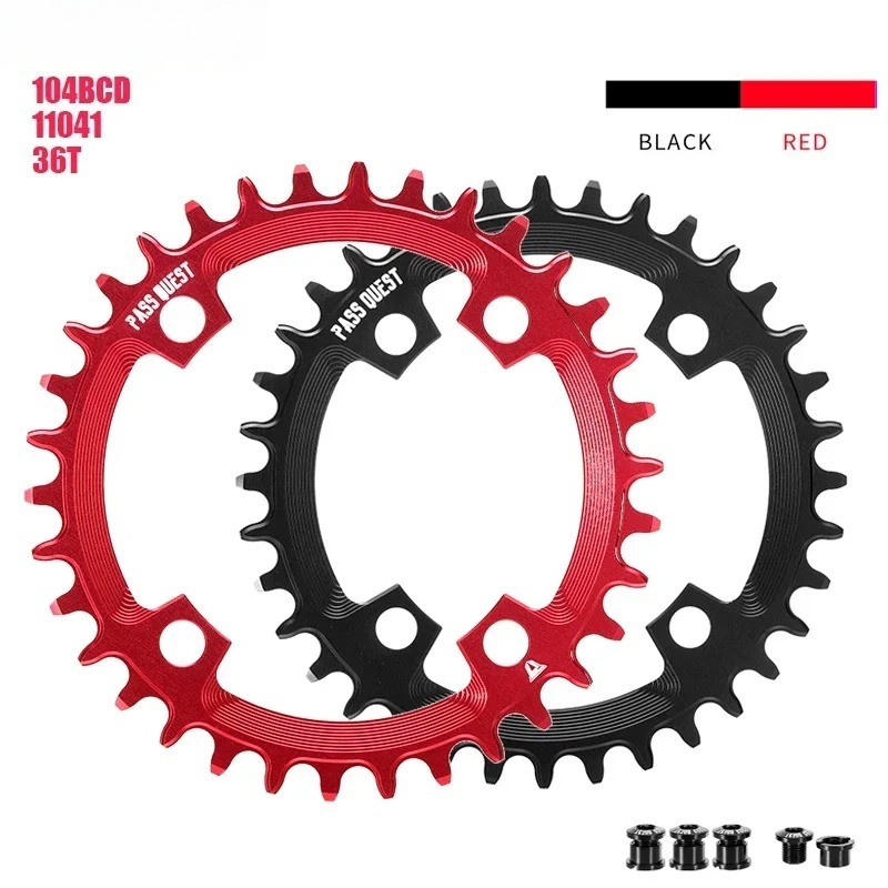 MTB Bicycle 104BCD Round Chainring 32T/34T/36T/38T/40T/42T/44T/46T/48T Plate