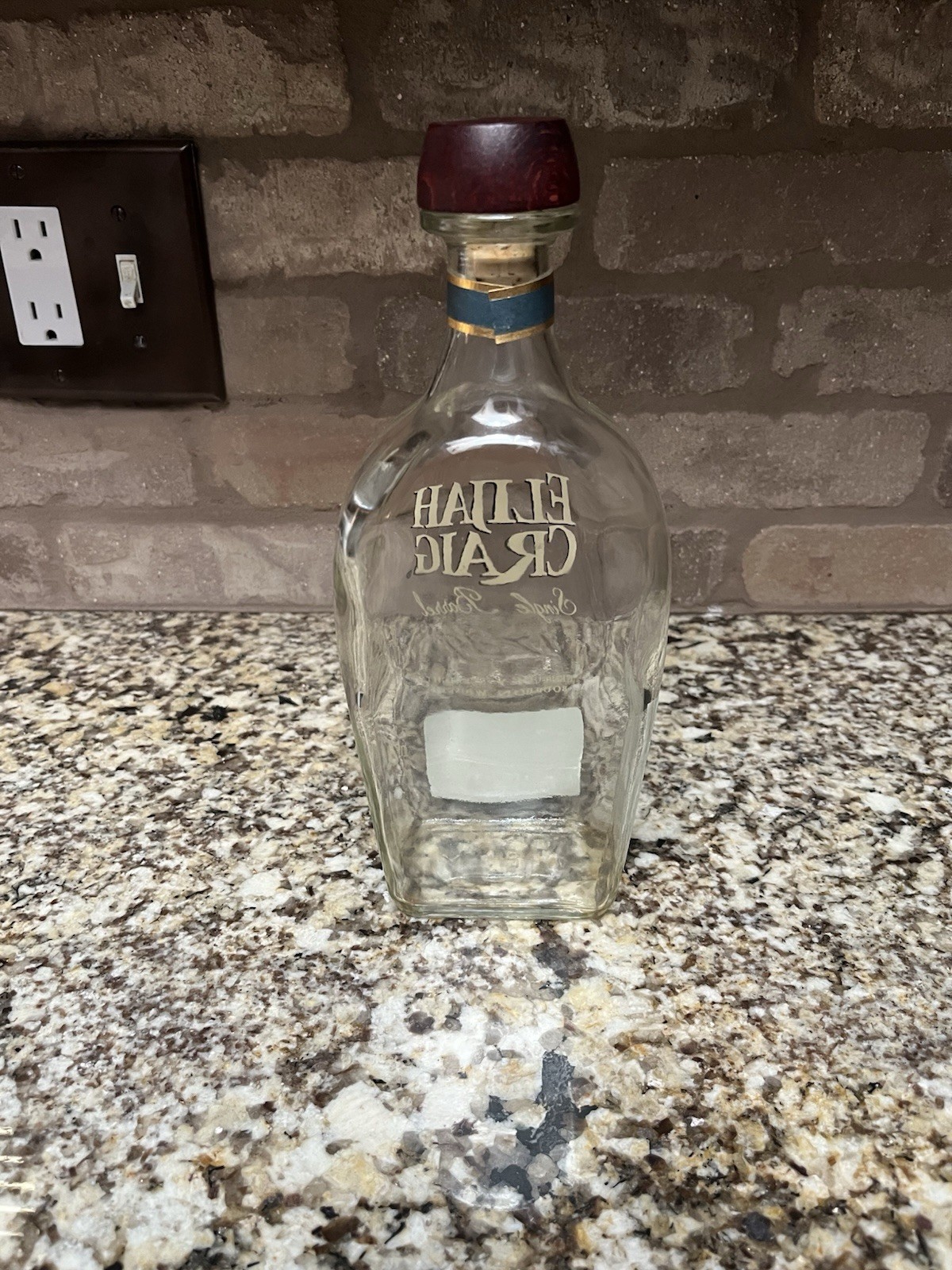 Elijah Craig Toasted Barrel Bourbon Barrel Proof Empty Bottle Store Pick