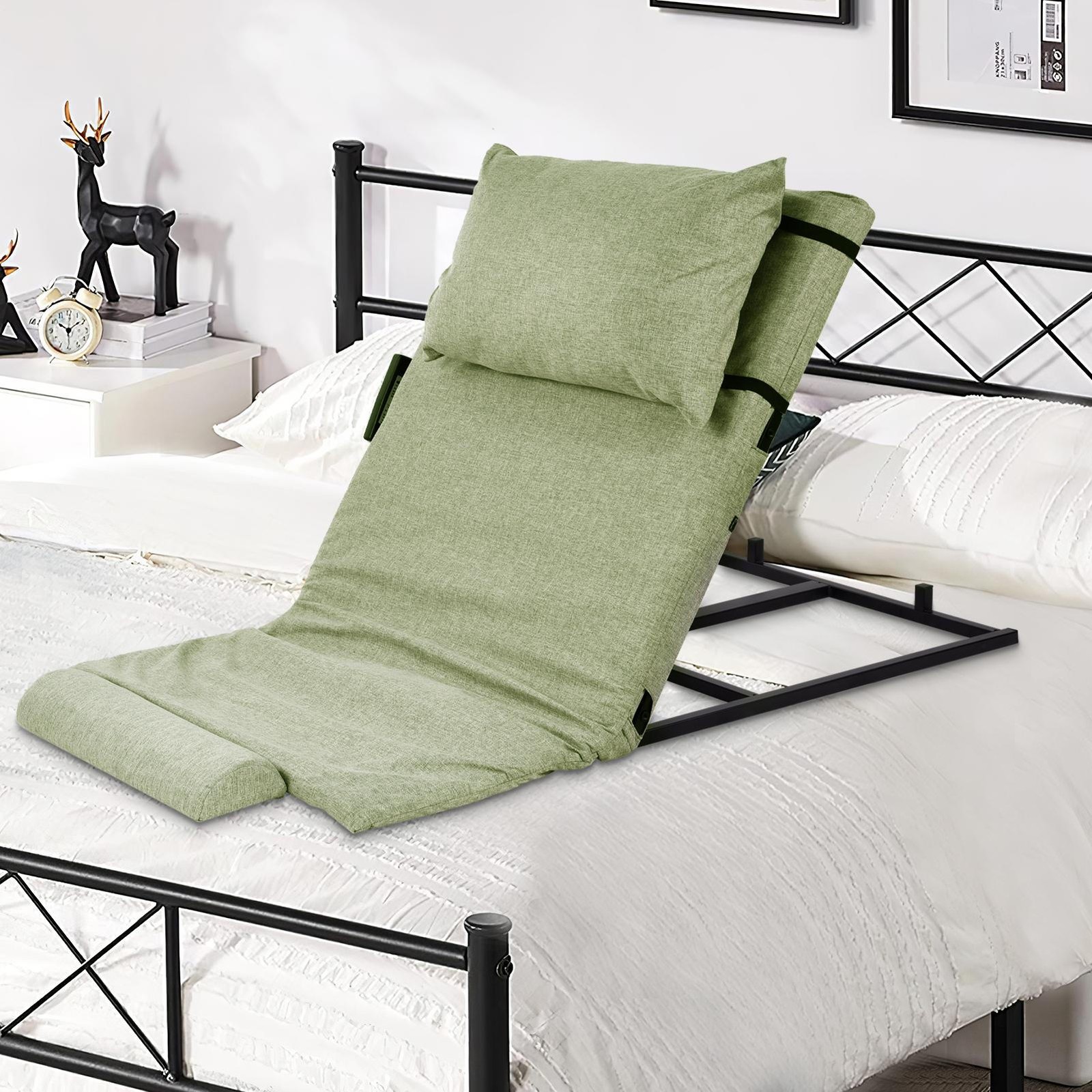 2-80° Adjustable Electric Lifting Bed Backrest Folding Folding Back Rest Support