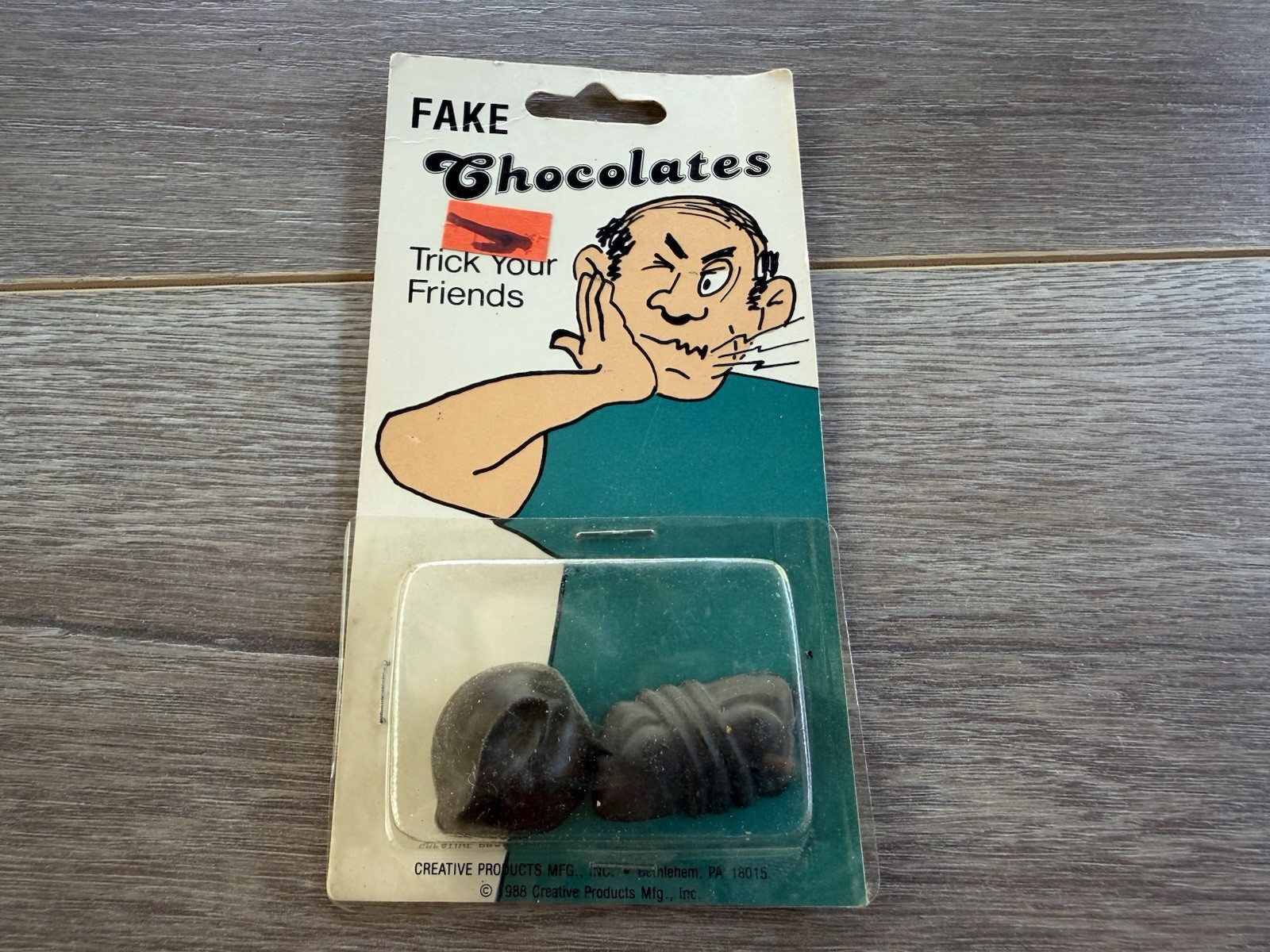 Vintage 1988 Fake Chocolates Creative Products Dime Store Gag Joke Trick NOS USA