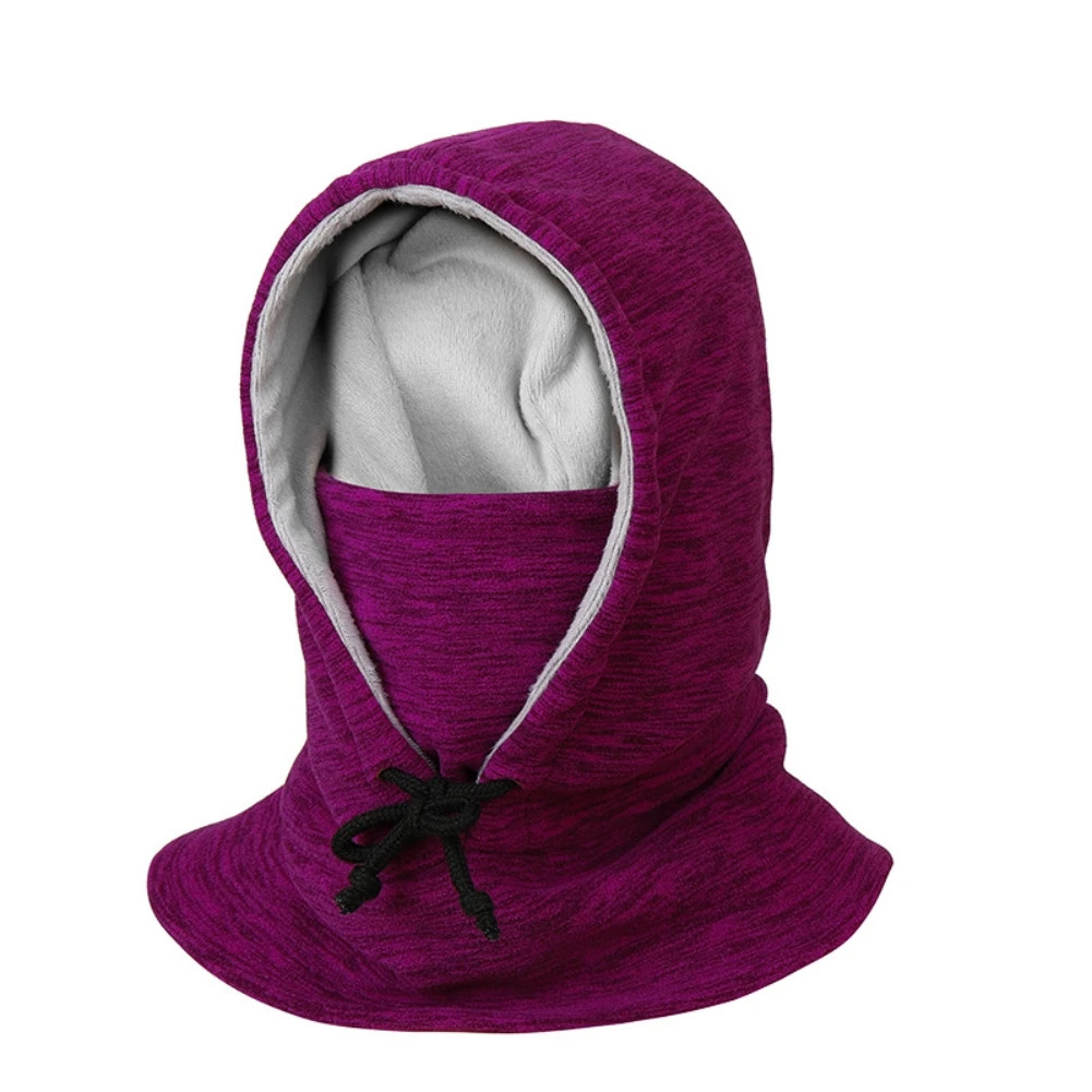 Men Balaclava Ski Cycling Caps Fleece Hood Windproof Face Mask Outdoor Neck Warm