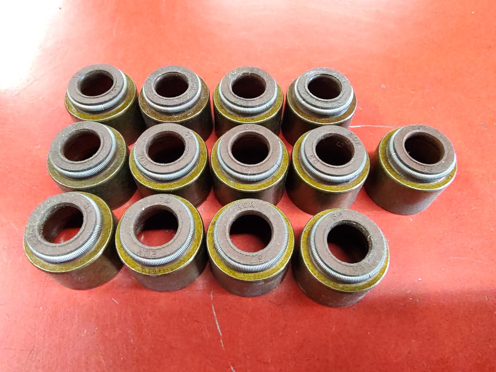 Lot of 13 New SBI metal clad viton valve stem seal #122-1085 fits Mazda E5 NA MA