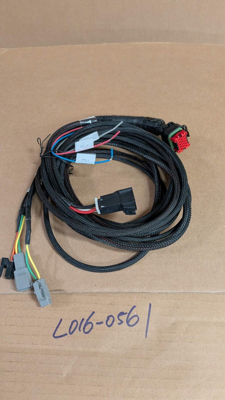 Freightliner PMG Bench Main Cable L016-0561 REV AE 2-Pin Assembly