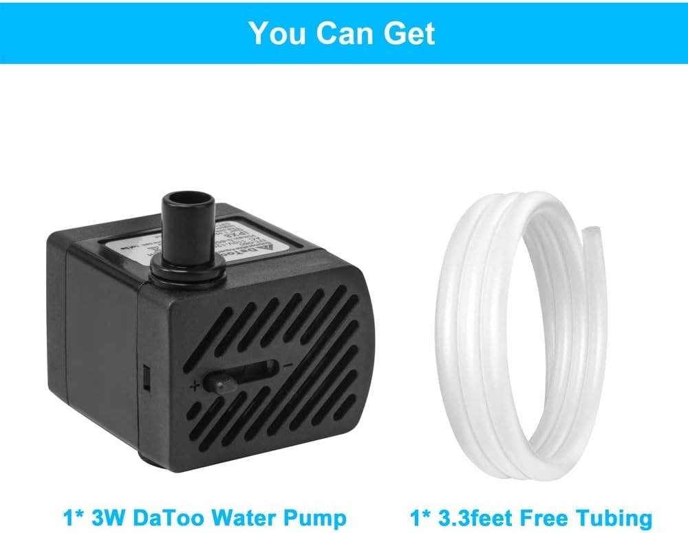 Efficient 50GPH Mini Submersible Pump - Perfect for Fish Tanks & Water Features