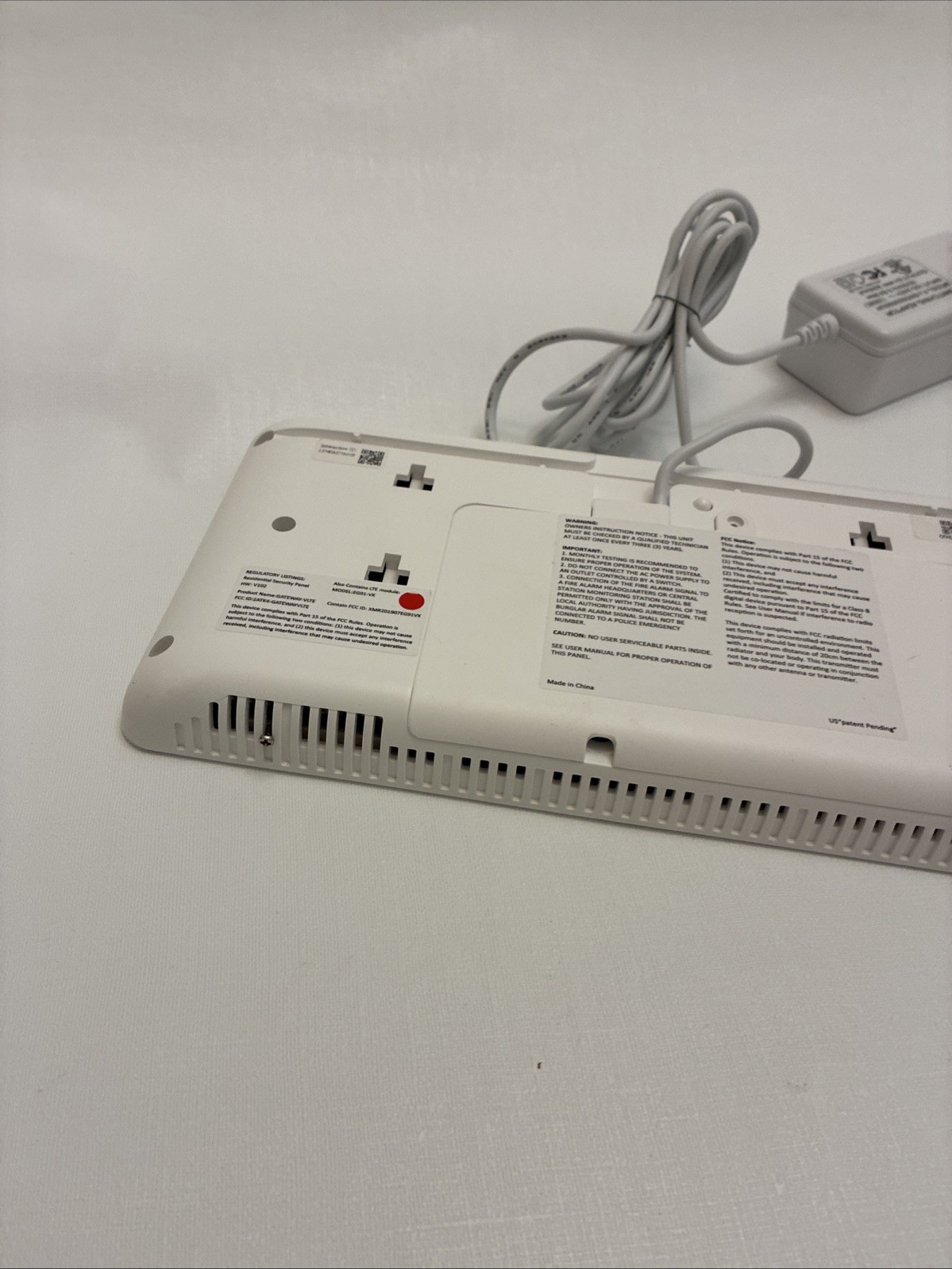 Cove EG91-VX Wired Touchscreen Panel Security System with Power Adaptor