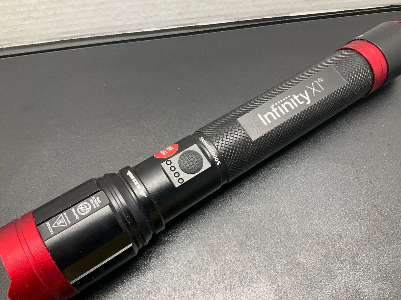 Infinity X1 Dual Power Rechargeable Flashlight 5000 Lumens, 3 Modes